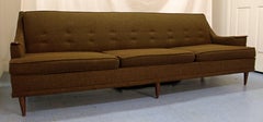 Kroehler Avant Designs Adrian Pearsall Style Walnut Arm Sofa