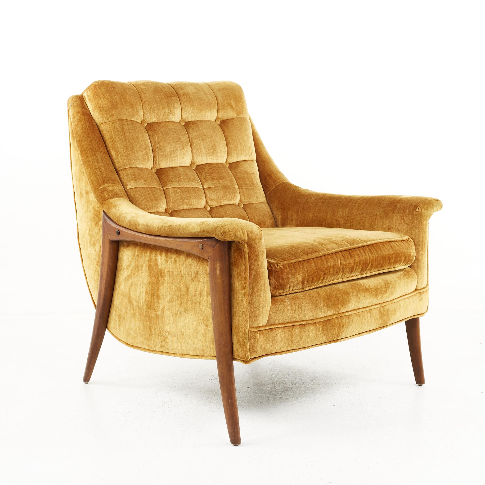 Kroehler Avant Mid Century Lounge Chairs, a Pair 3