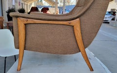 Kroehler Sculptural High-Back Lounge Chair