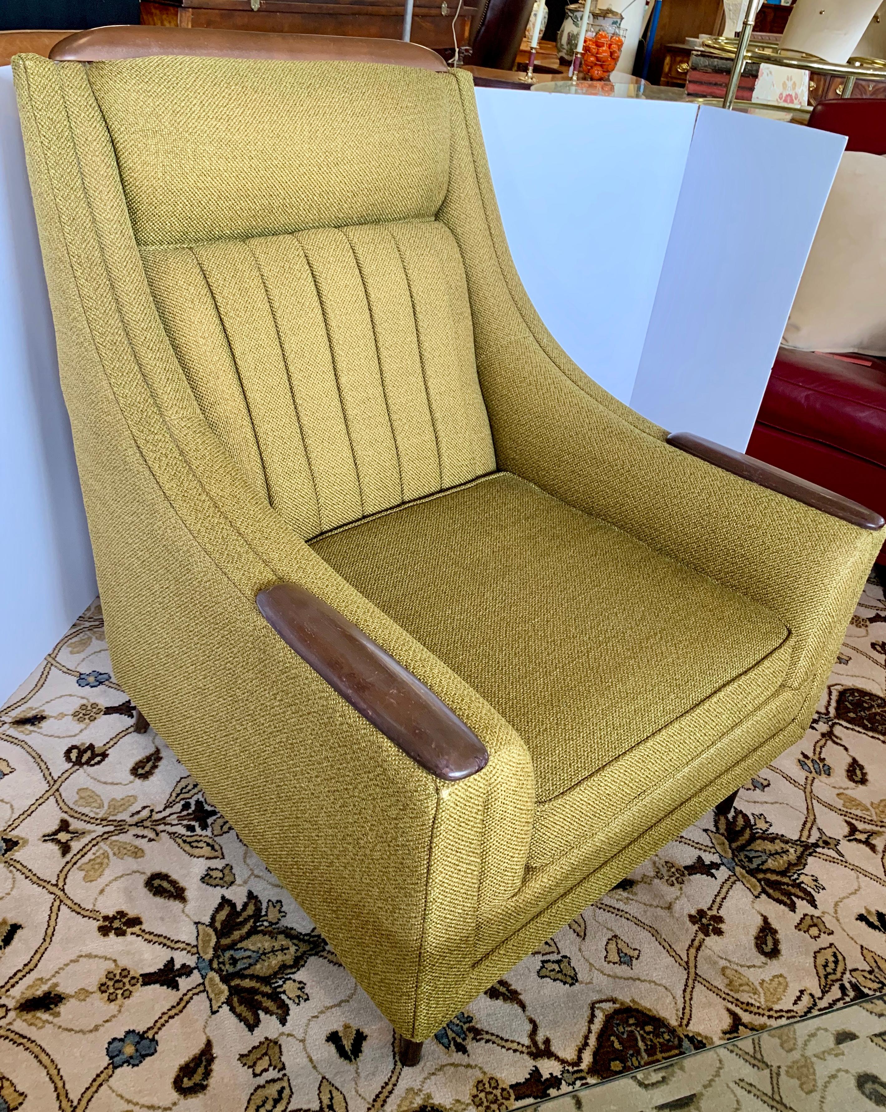 Kroehler Signed Mid-Century Modern Lounge Chair Armchair 2
