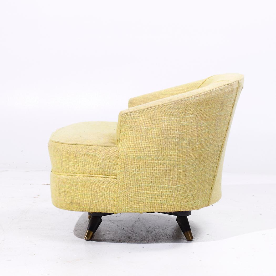 Sillón giratorio tapizado Kroehler - mcm en venta 1