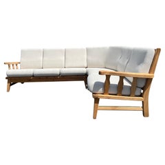 Krogenæs Møbler, Sofa, Sectional, Sculpted Pine, Line, Norway, 1999