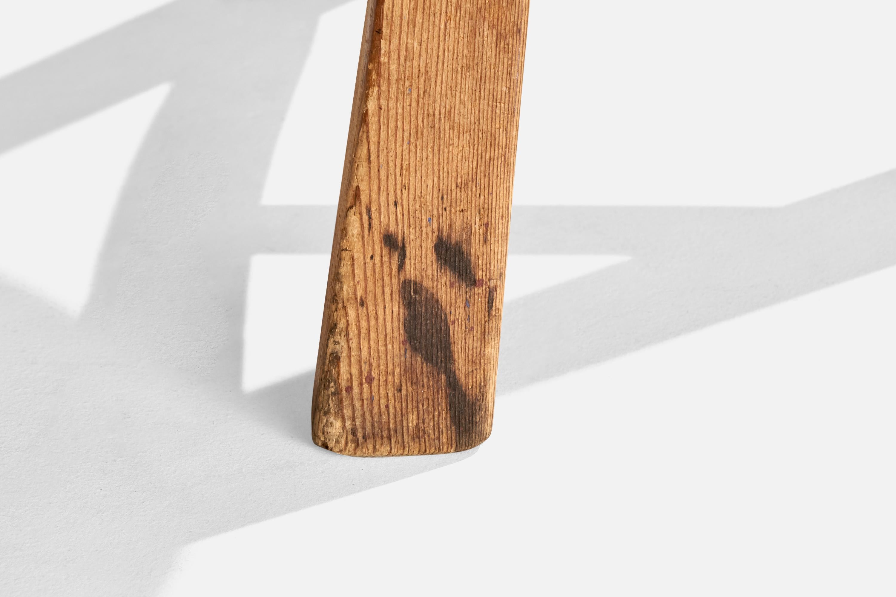Scandinave moderne Krogenæs Møbler, tabouret, pin, Norvège, années 1960 en vente