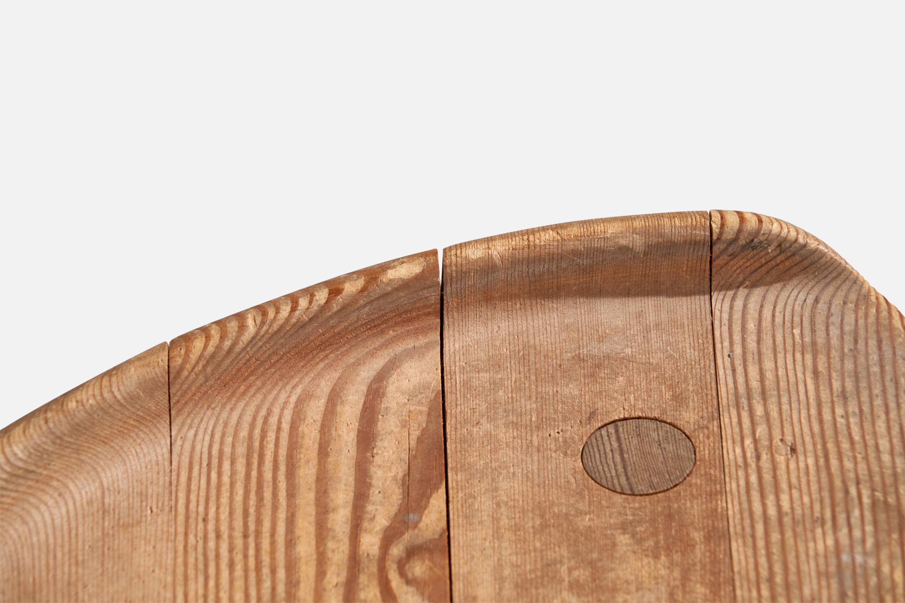 Scandinave moderne Krogenæs Møbler, tabouret, pin, Norvège, années 1960 en vente