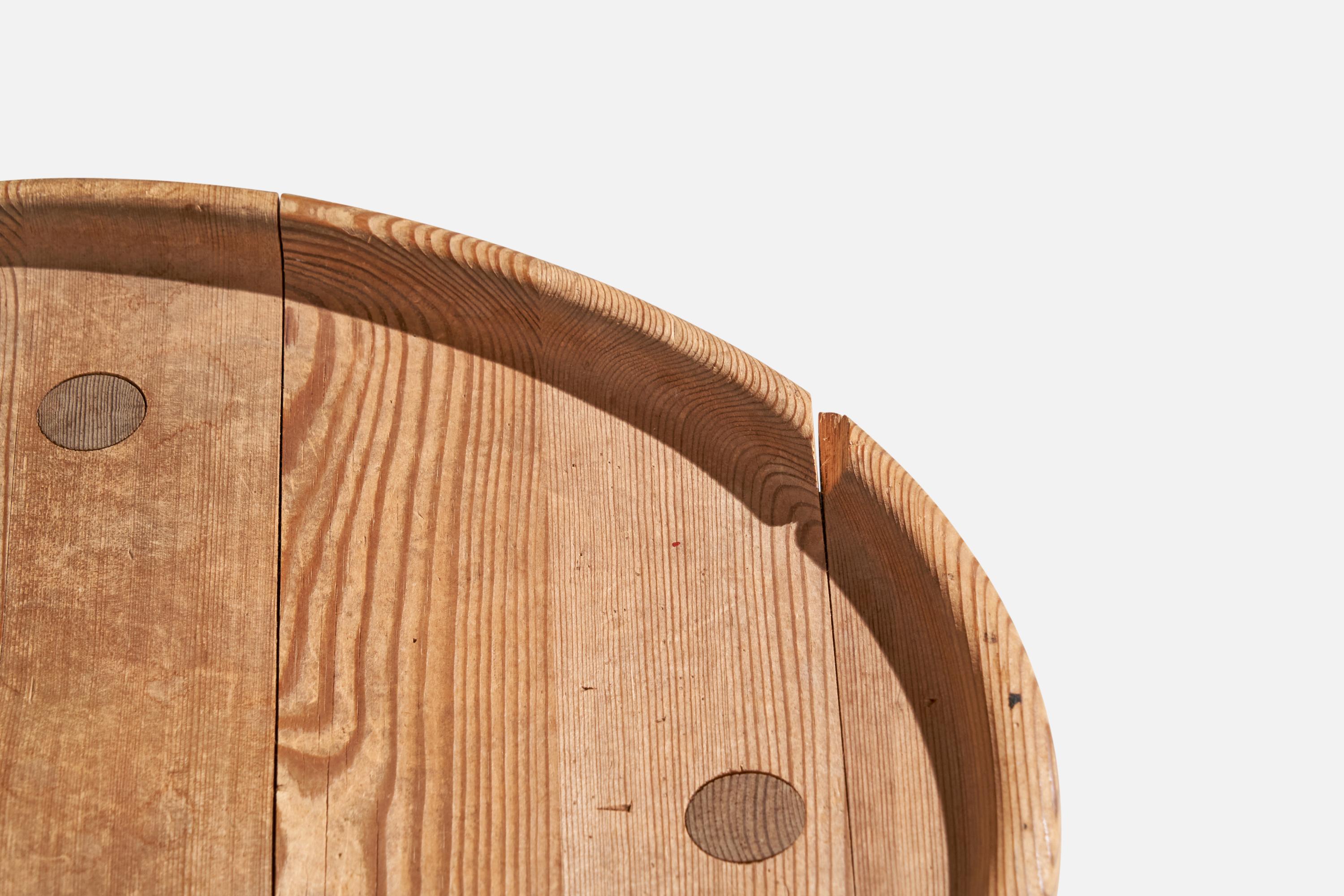 Krogenæs Møbler, tabouret, pin, Norvège, années 1960 État moyen - En vente à High Point, NC