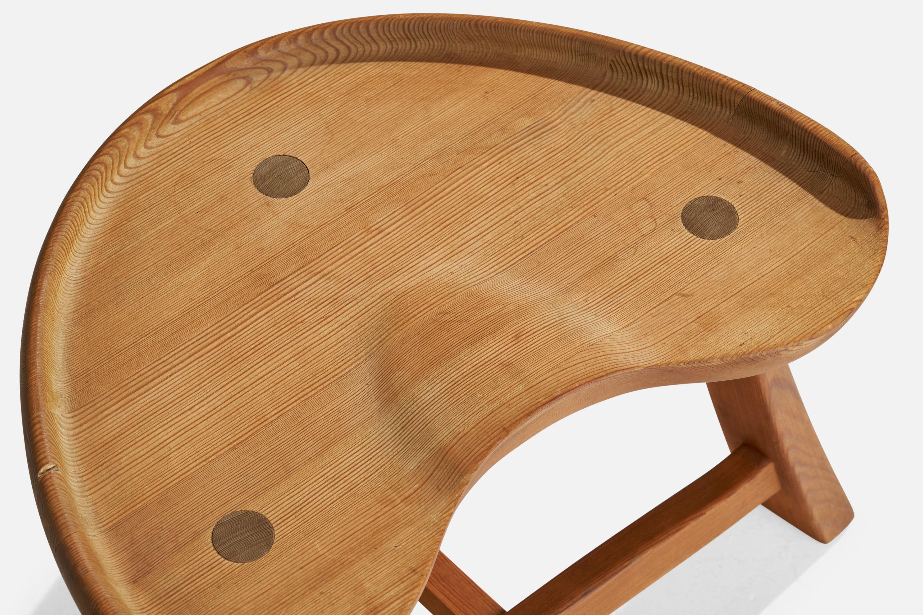 Pin Krogenæs Møbler, tabouret, pin, Norvège, années 1960 en vente