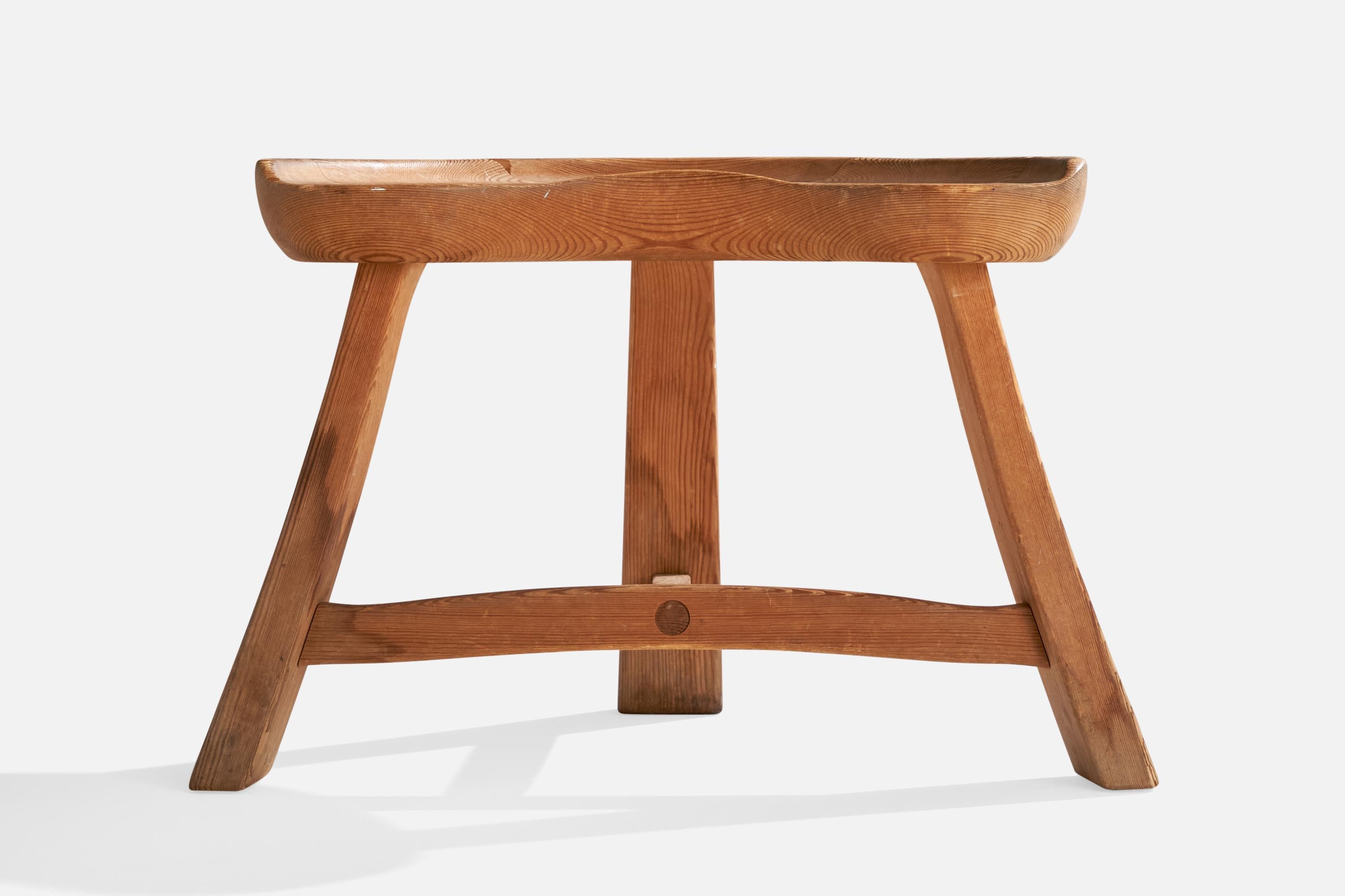 Pin Krogenæs Møbler, tabouret, pin, Norvège, années 1960 en vente