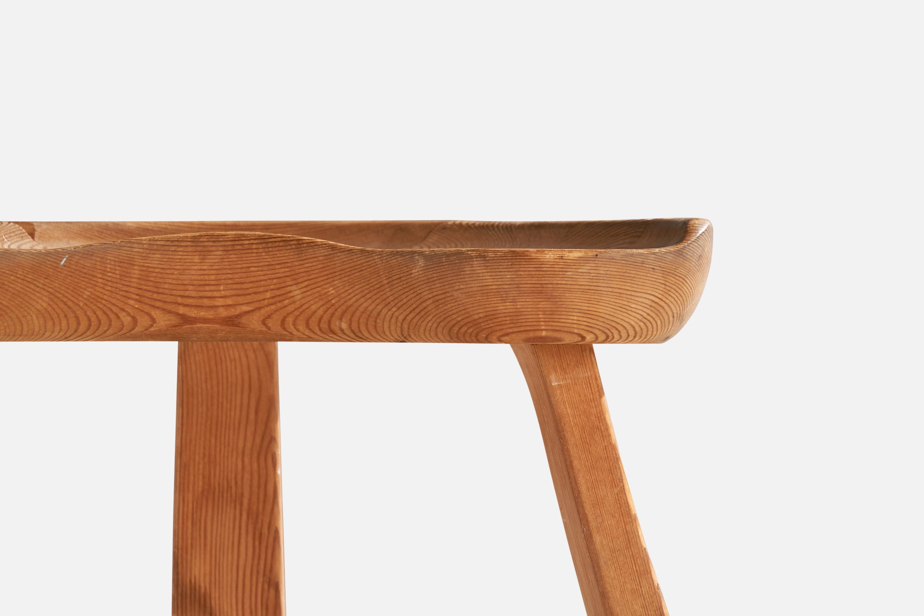 Krogenæs Møbler, tabouret, pin, Norvège, années 1960 en vente 1