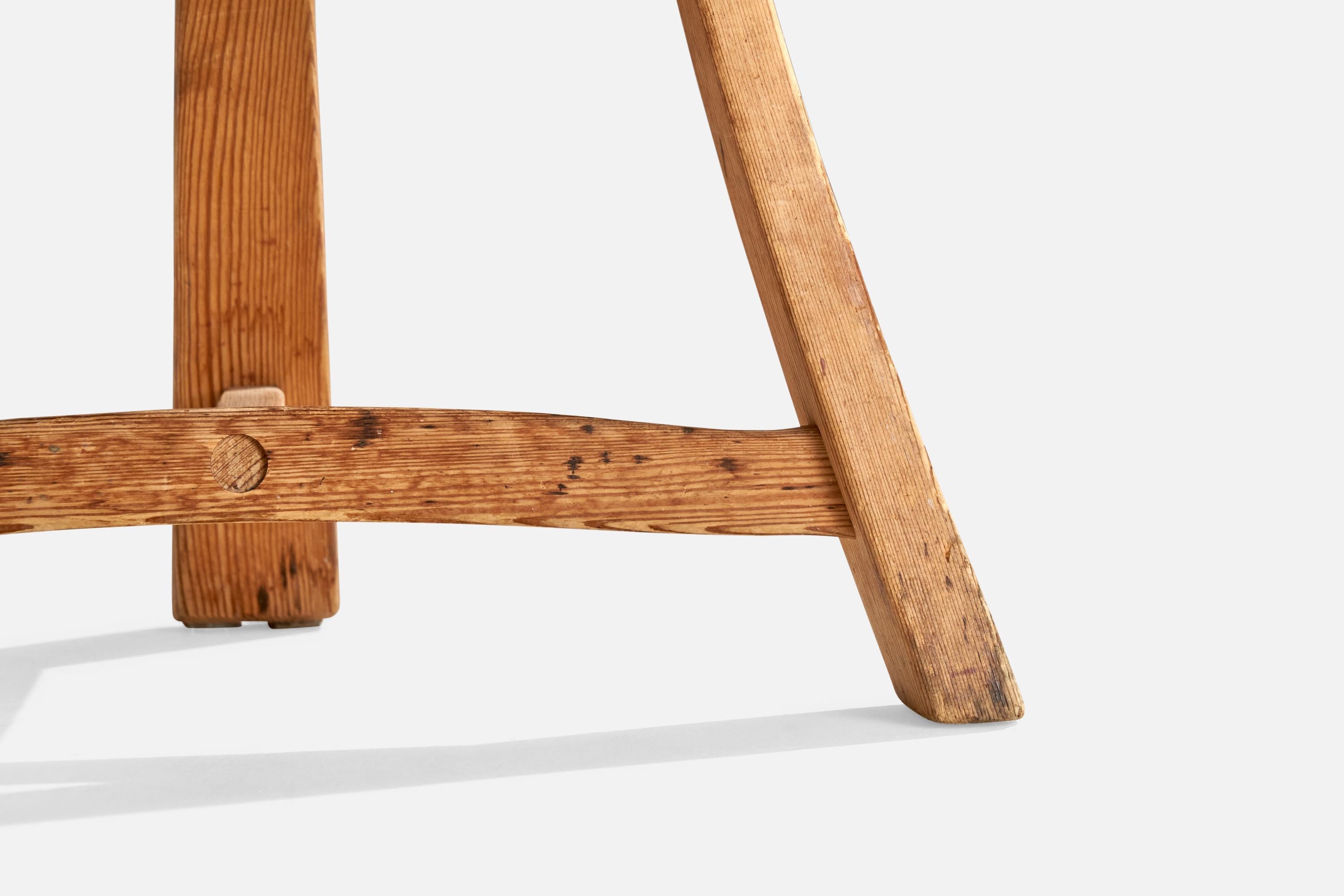 Krogenæs Møbler, tabouret, pin, Norvège, années 1960 en vente 2