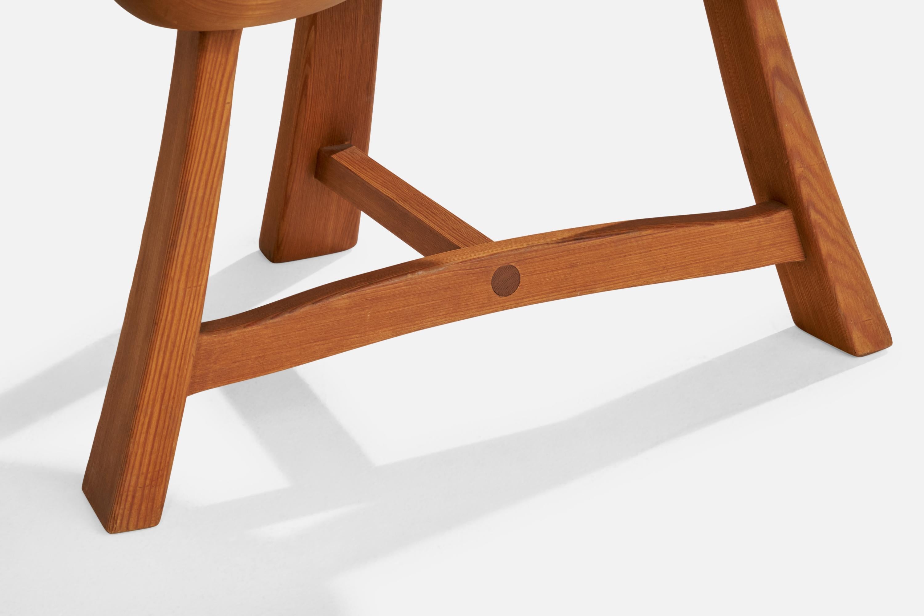 Krogenæs Møbler, tabouret, pin, Norvège, années 1960 en vente 3