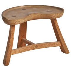 Krogenæs Møbler, Hocker, Kiefer, Norwegen, 1960er Jahre