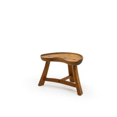 Krogenæs Møbler, Three Legged Stool in Pine, Norway 1960s