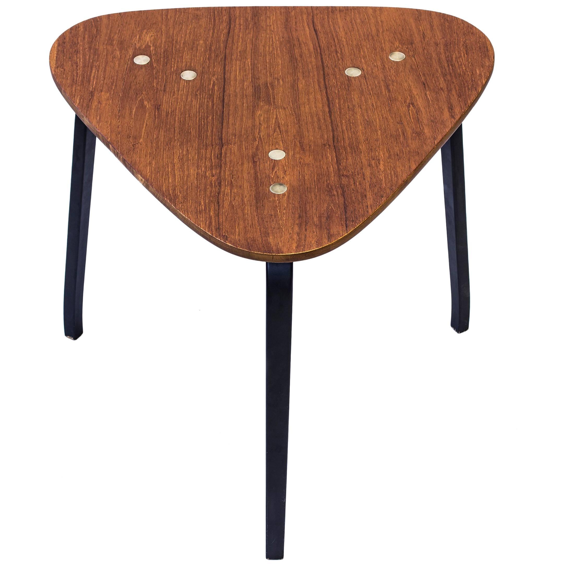 "Krok" Side Table by Yngve Ekström, Sweden, 1950s