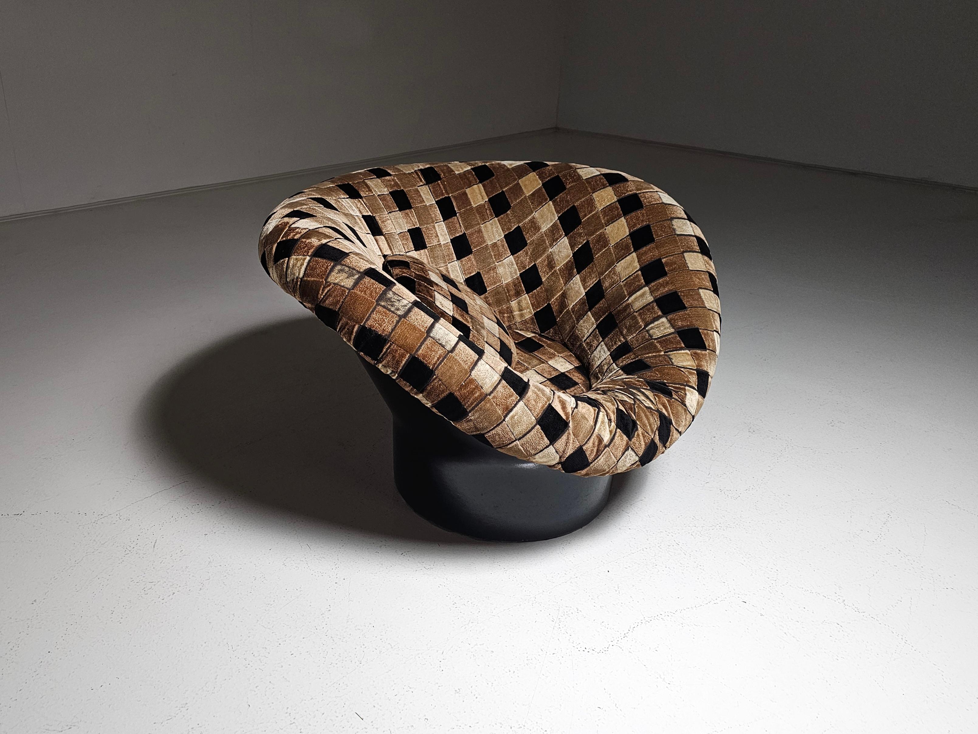 Mid-Century Modern Krokus Lounge Chair by Lennart Bender for Dux, Sweden, 1968 For Sale
