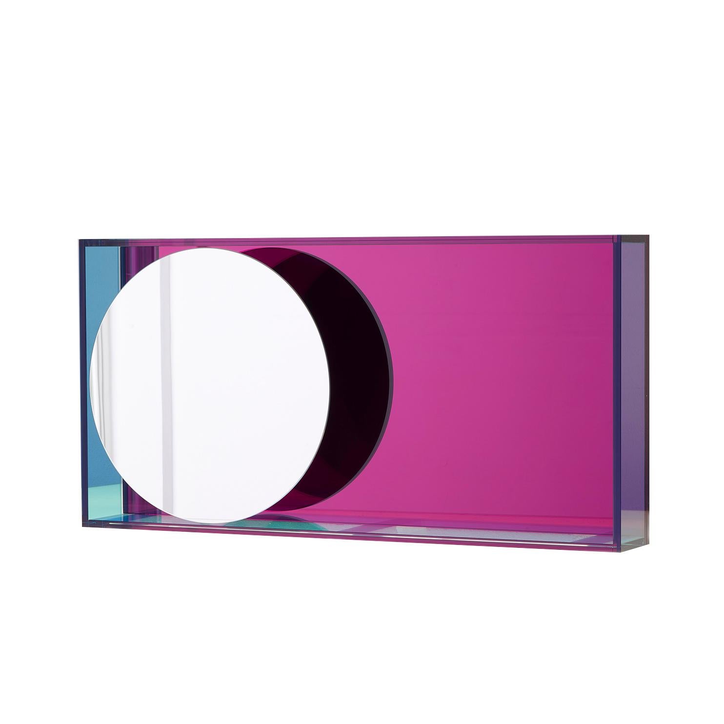 Kromo, Wall Mounted Mirror by Karim Rashid For Sale