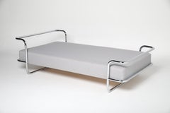 Cadre de lit chromé « Kromvik » conçu par Knut Hagberg, IKEA, années 1980