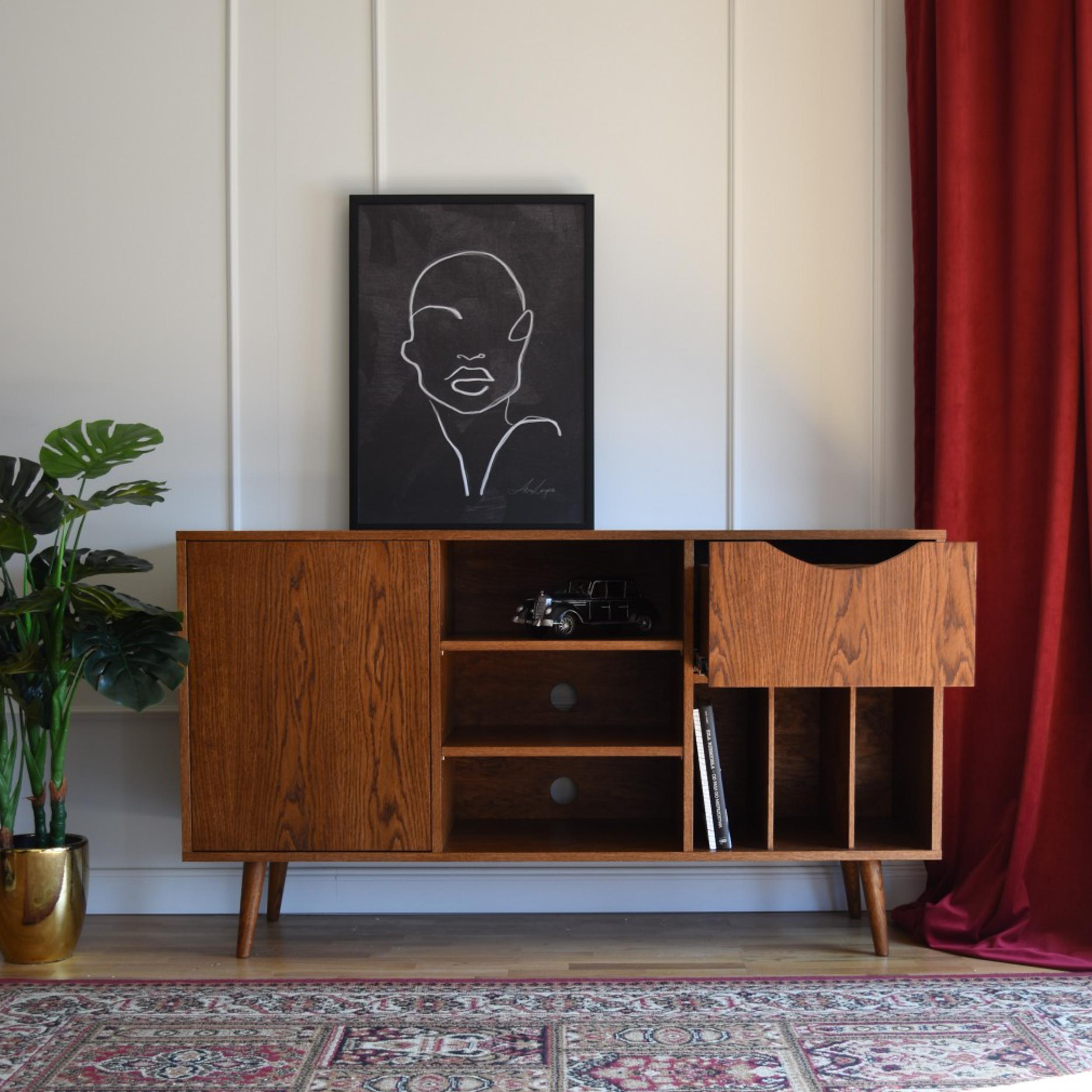 Postmoderne Enfilade Kron Vinyl par Pastform en vente