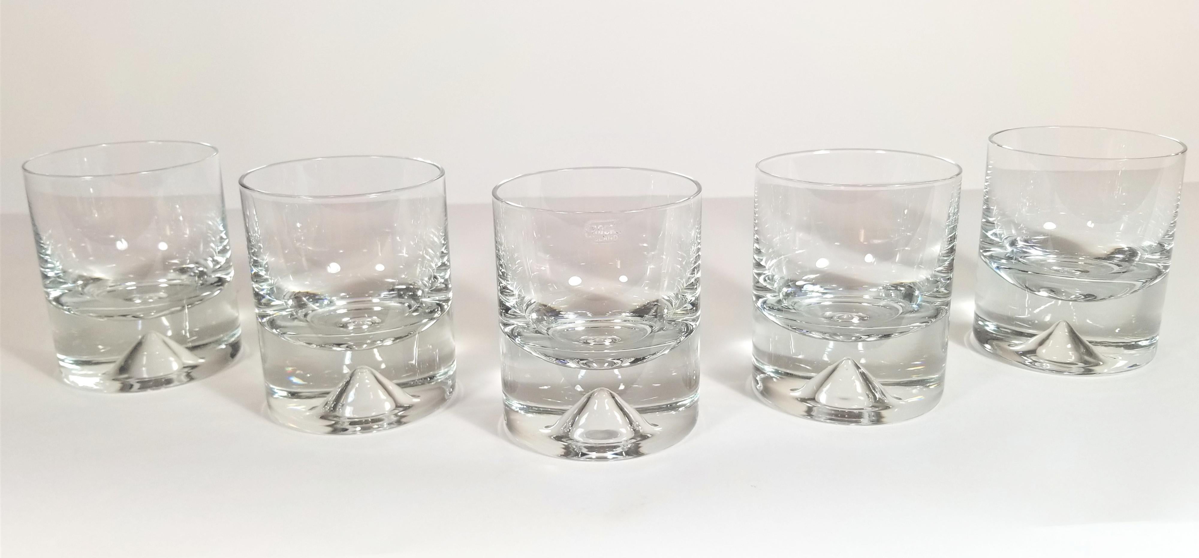On Sale 6 KROSNO 6oz Hand Blown Juice Glasses Imported From Poland 