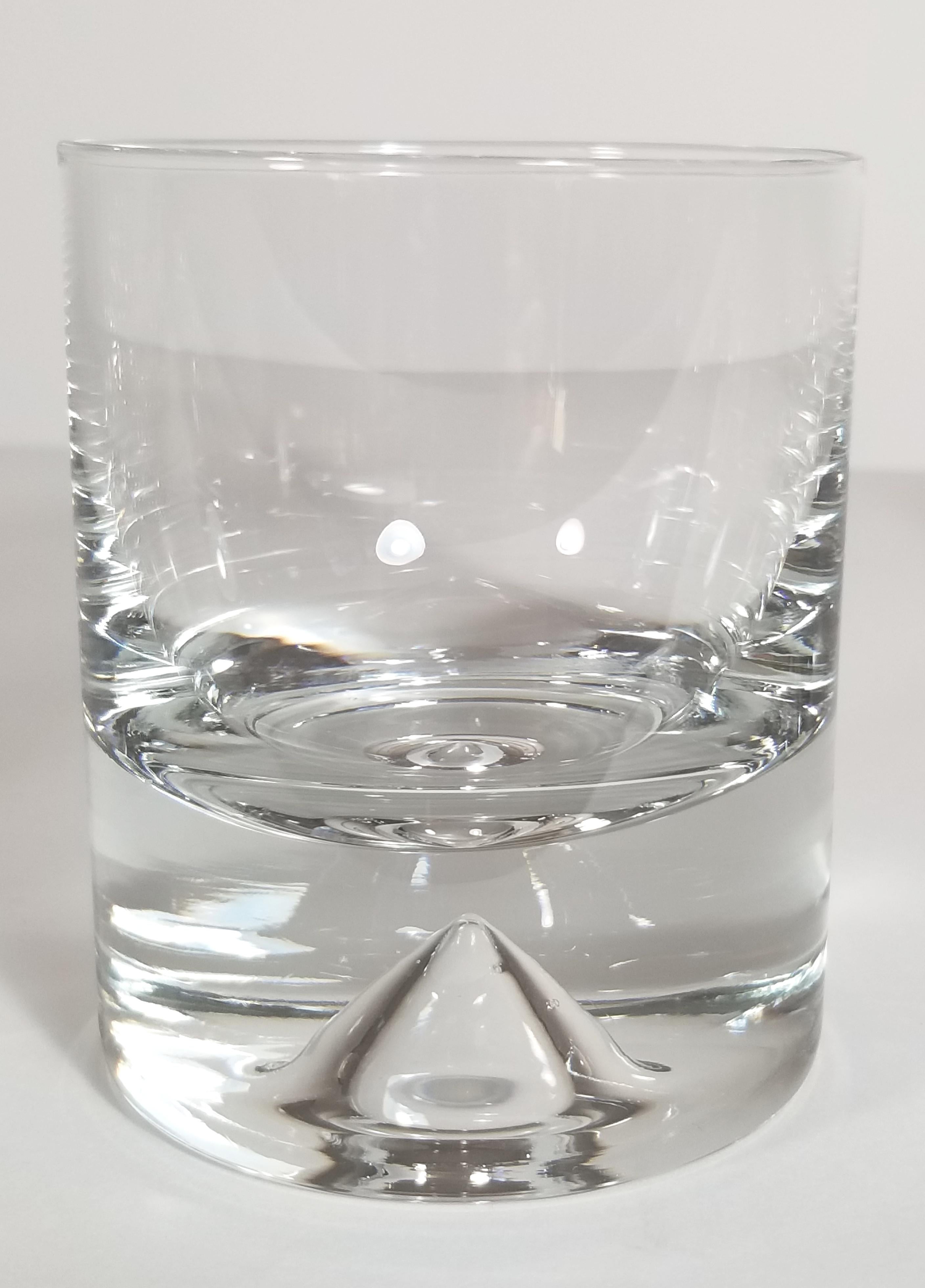 20th Century Krosno Poland Glassware Barware Set of 5