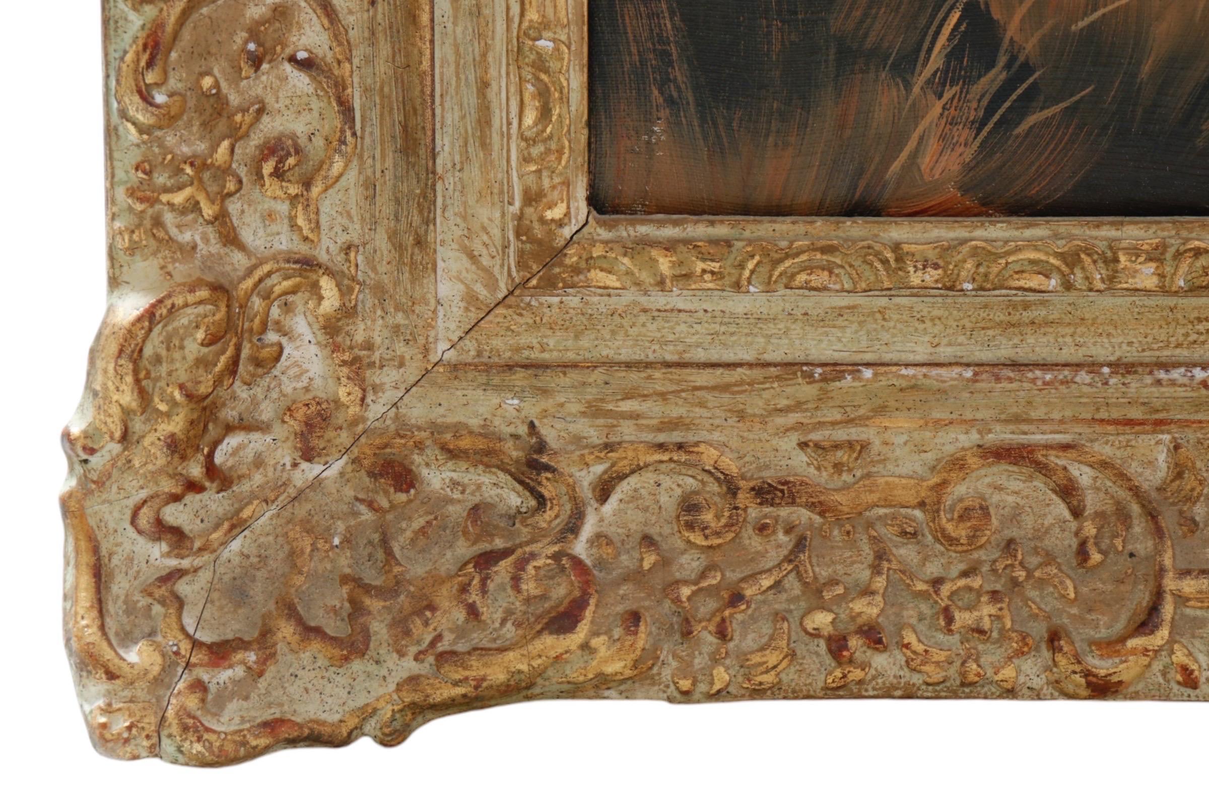 Olio su tela con cornice firmata Krotter in vendita 5