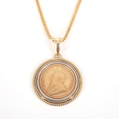 Krugerrand Pendant Necklace