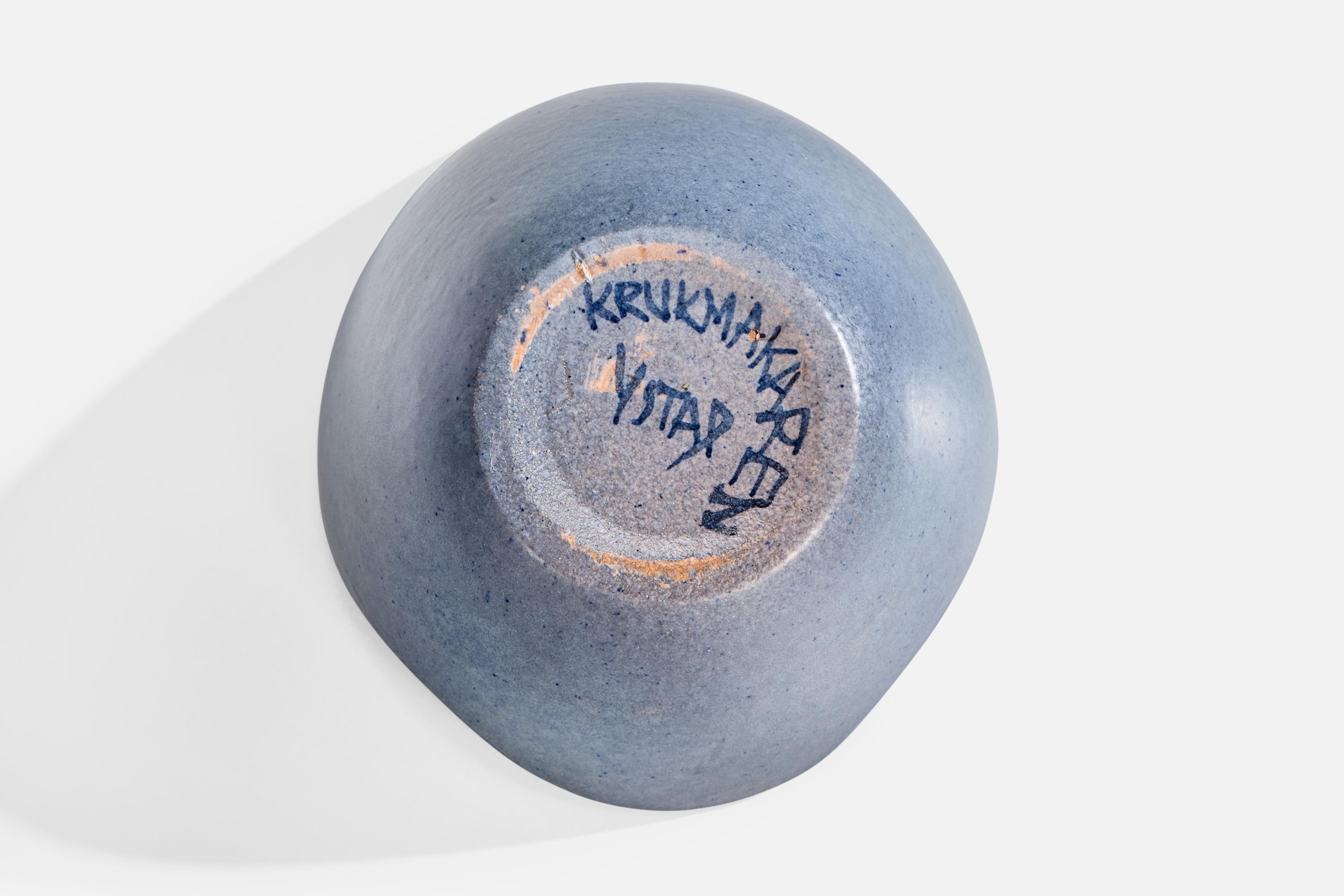 Krukmakaren i Ystad, Bowl, Ceramic, Sweden, 1950s For Sale 3