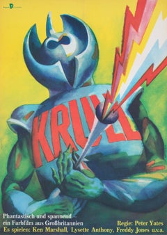 Krull 1985 East German Film Poster, Wengler