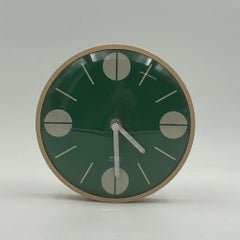Krups Germany Retro Green Wall Clock - Iconic 70s Space Age Design