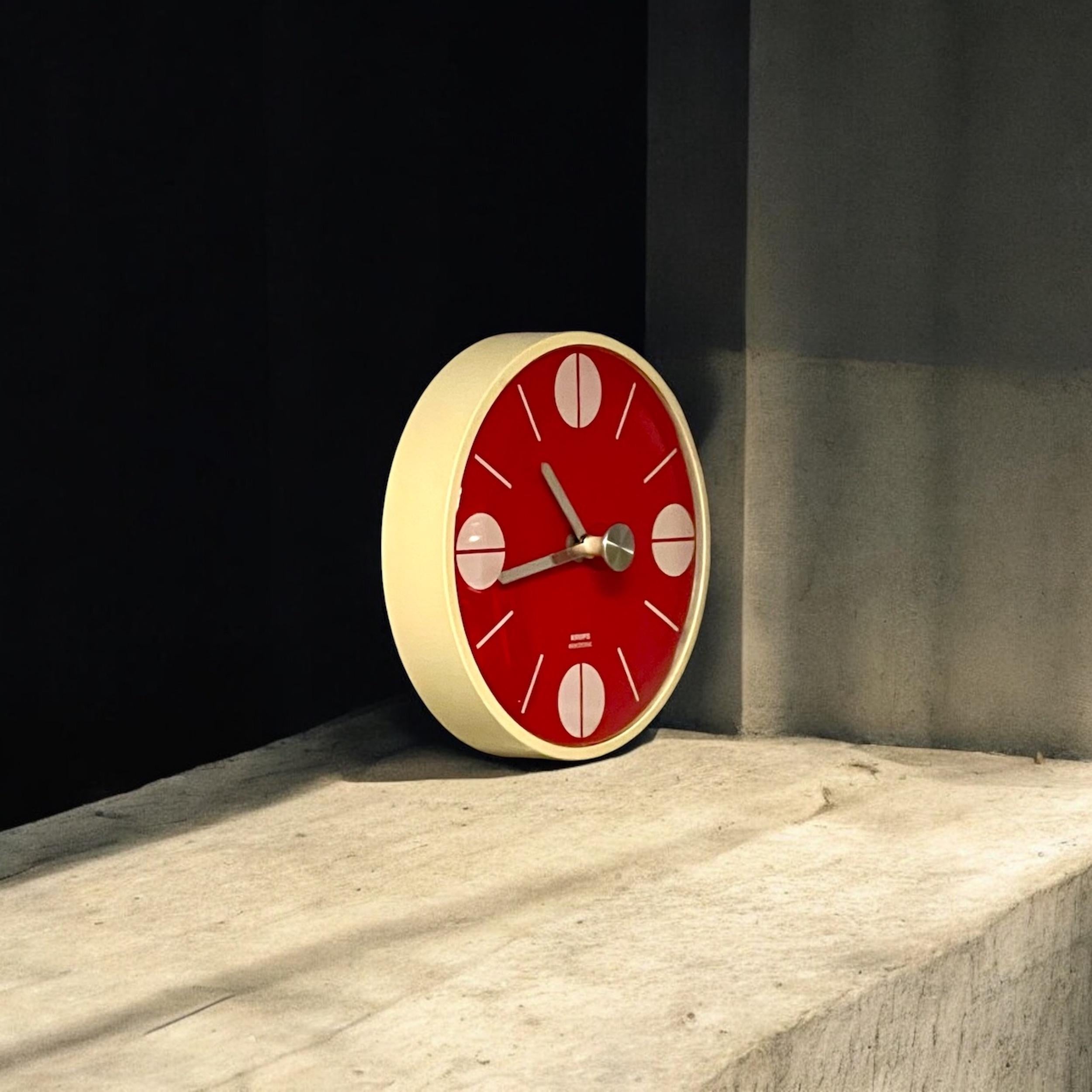 Krups Retro Orange Wall Clock - Iconic 70s Space Age Design Made in Germany 6