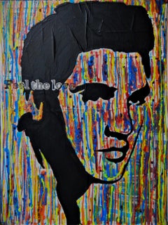 Elvis, Mixed Media on Canvas