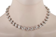 Krypell "Apple Peel" 18.50 Carat Diamond Necklace in Platinum