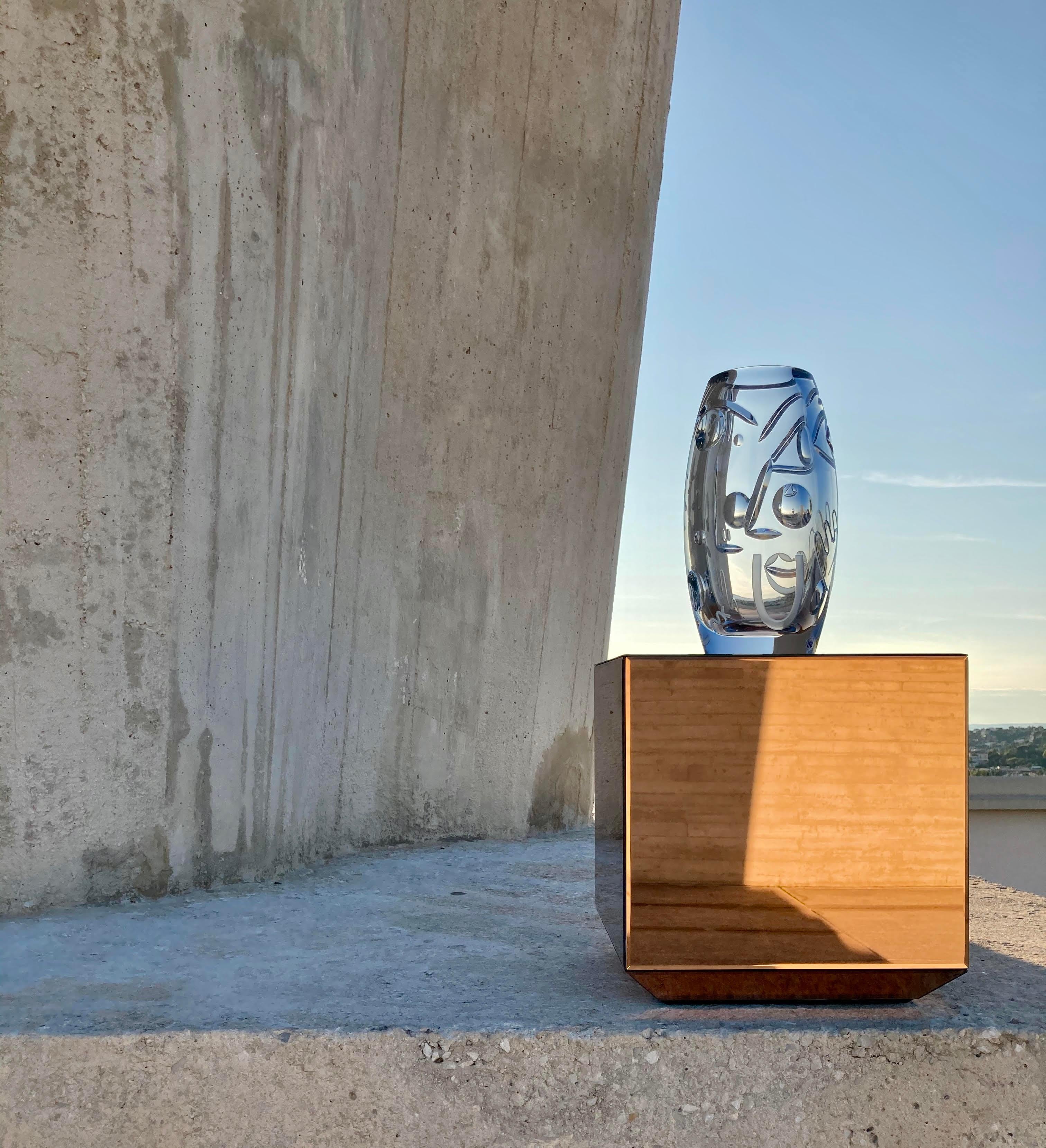 Contemporary Krystal Form Vase by Malwina Konopacka For Sale