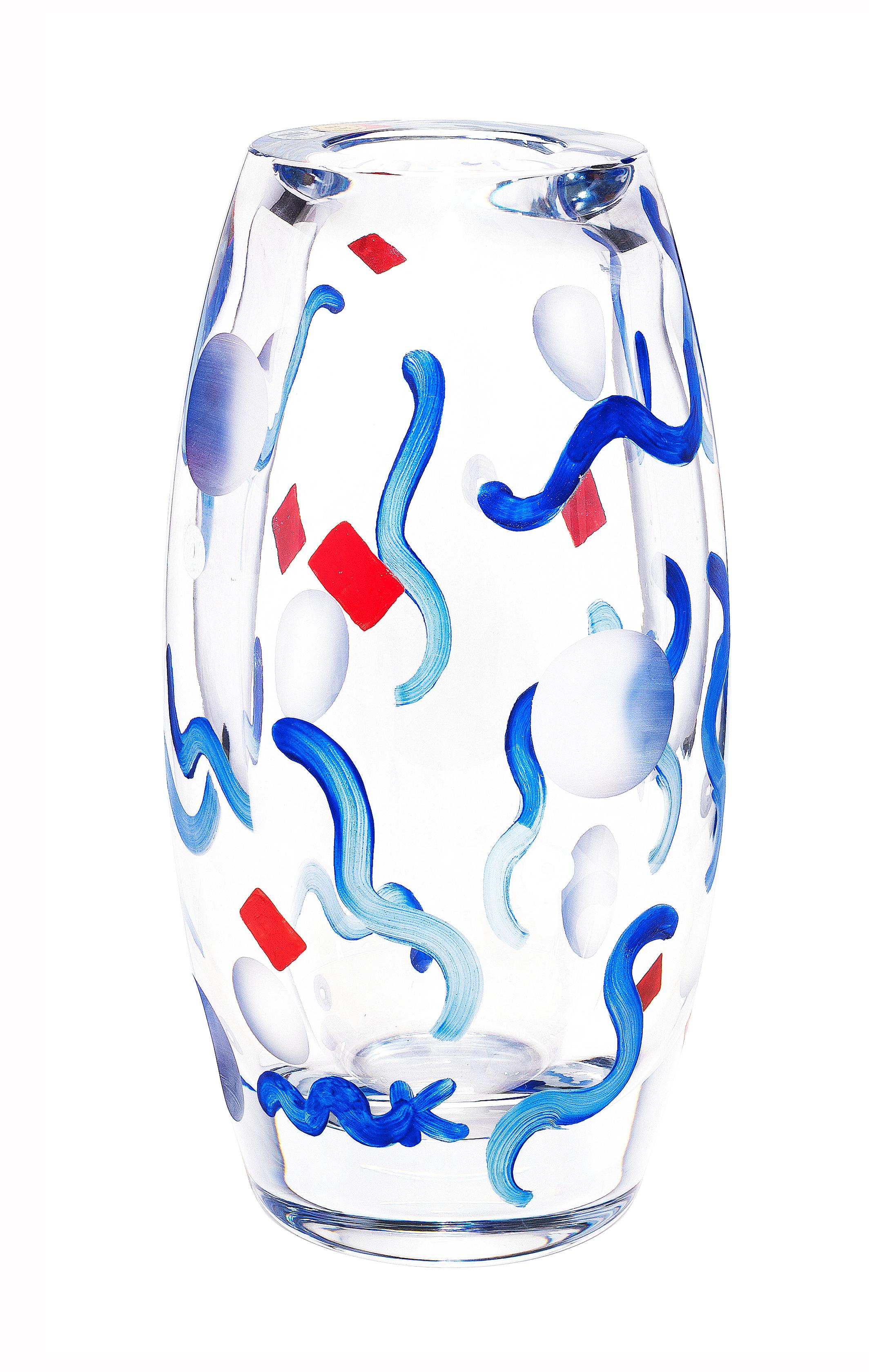 Krystal Kut-Vase von Malwina Konopacka (Postmoderne) im Angebot