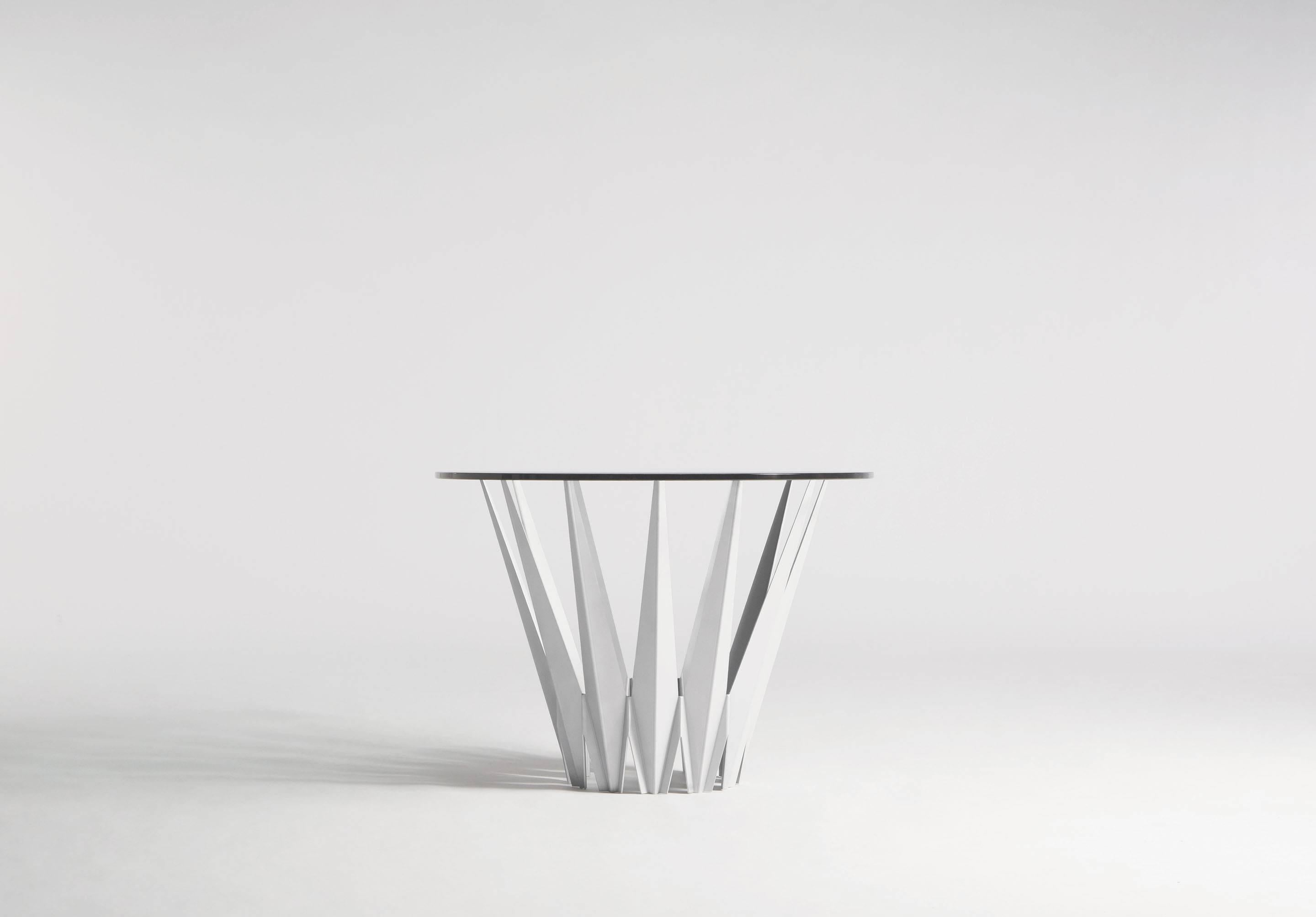 Krystalline Custom Stainless Steel Table Base / Made to Order 8