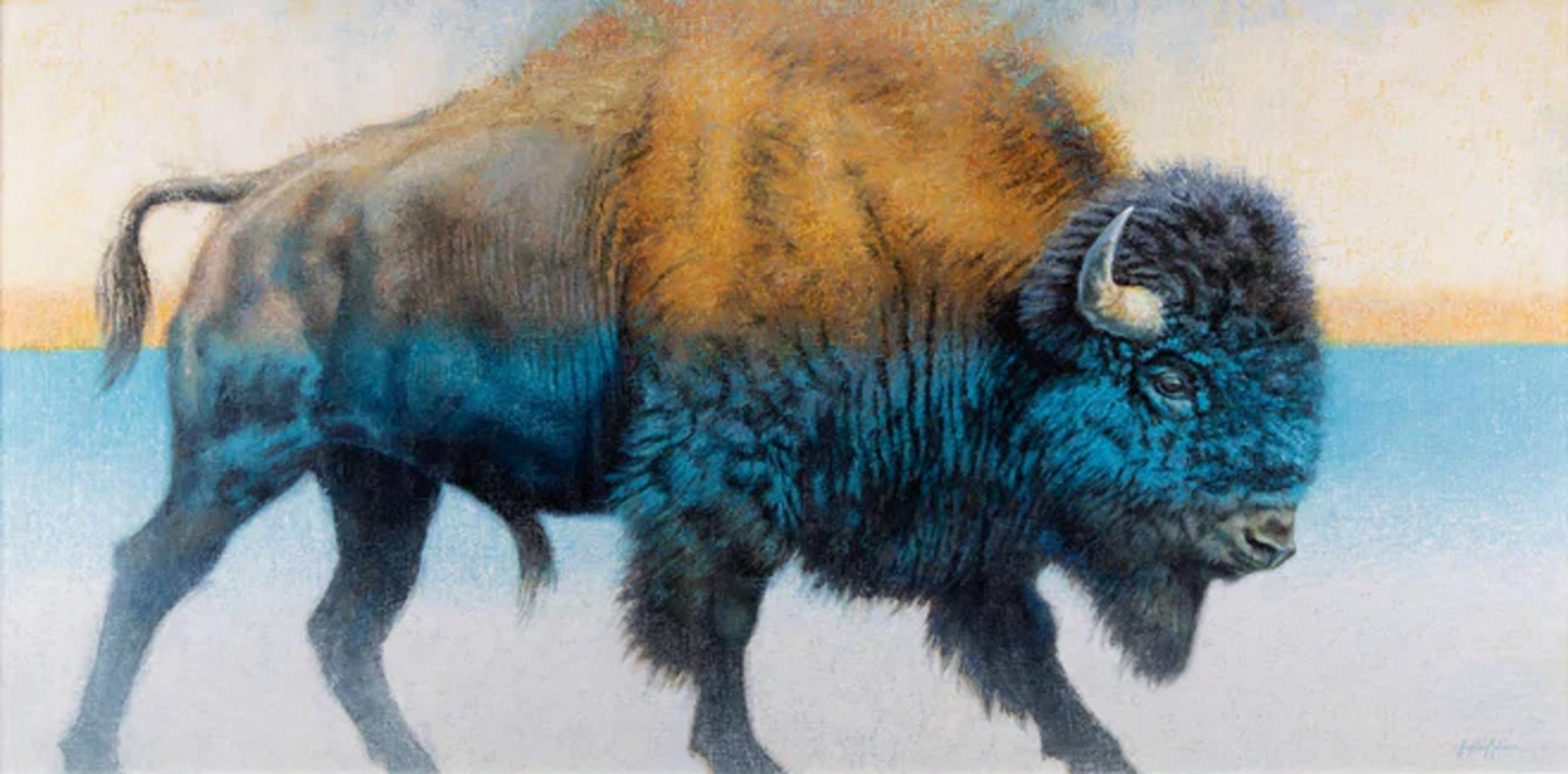 Going Forward - Realist Painting by Krystii Melaine