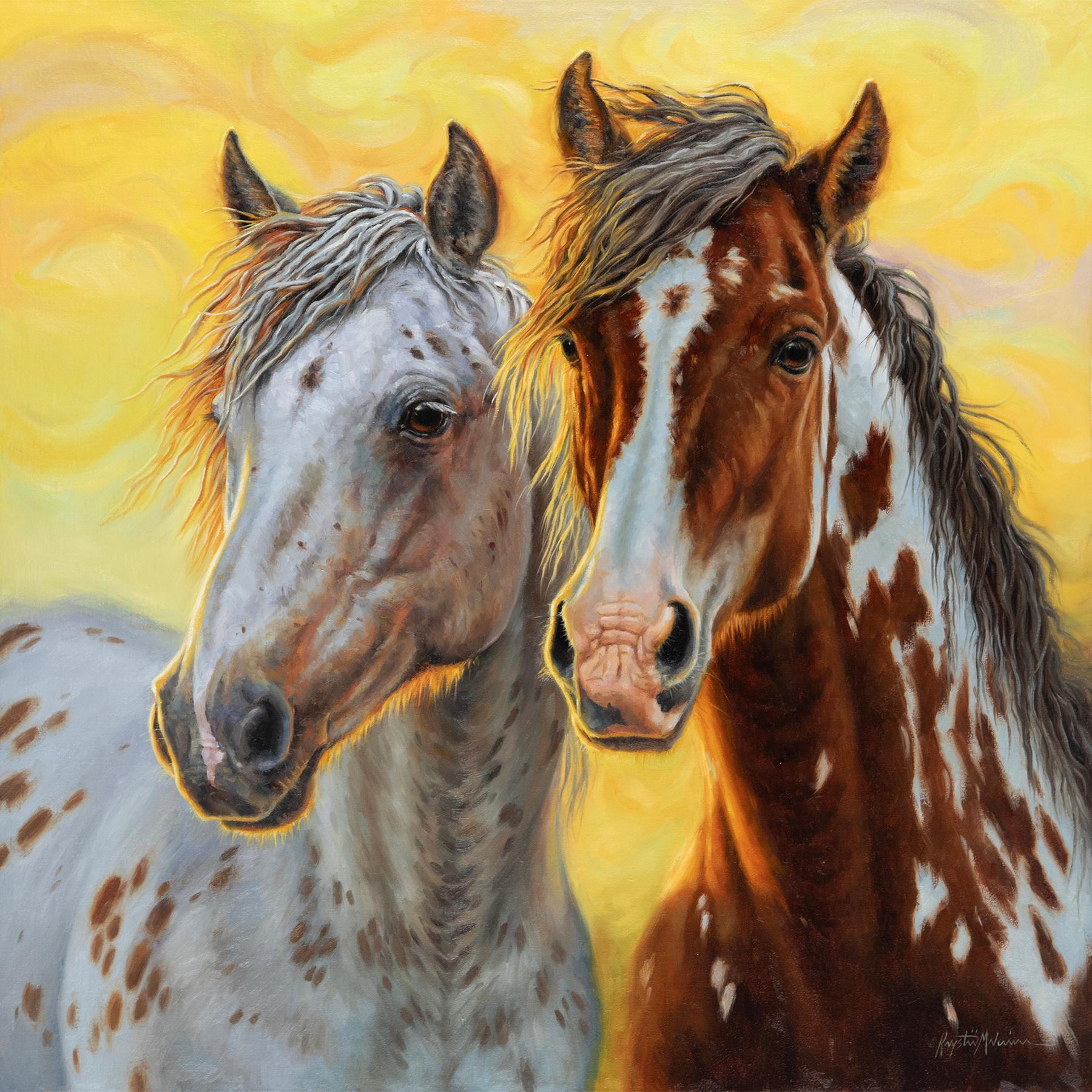 Last Rays - Painting by Krystii Melaine