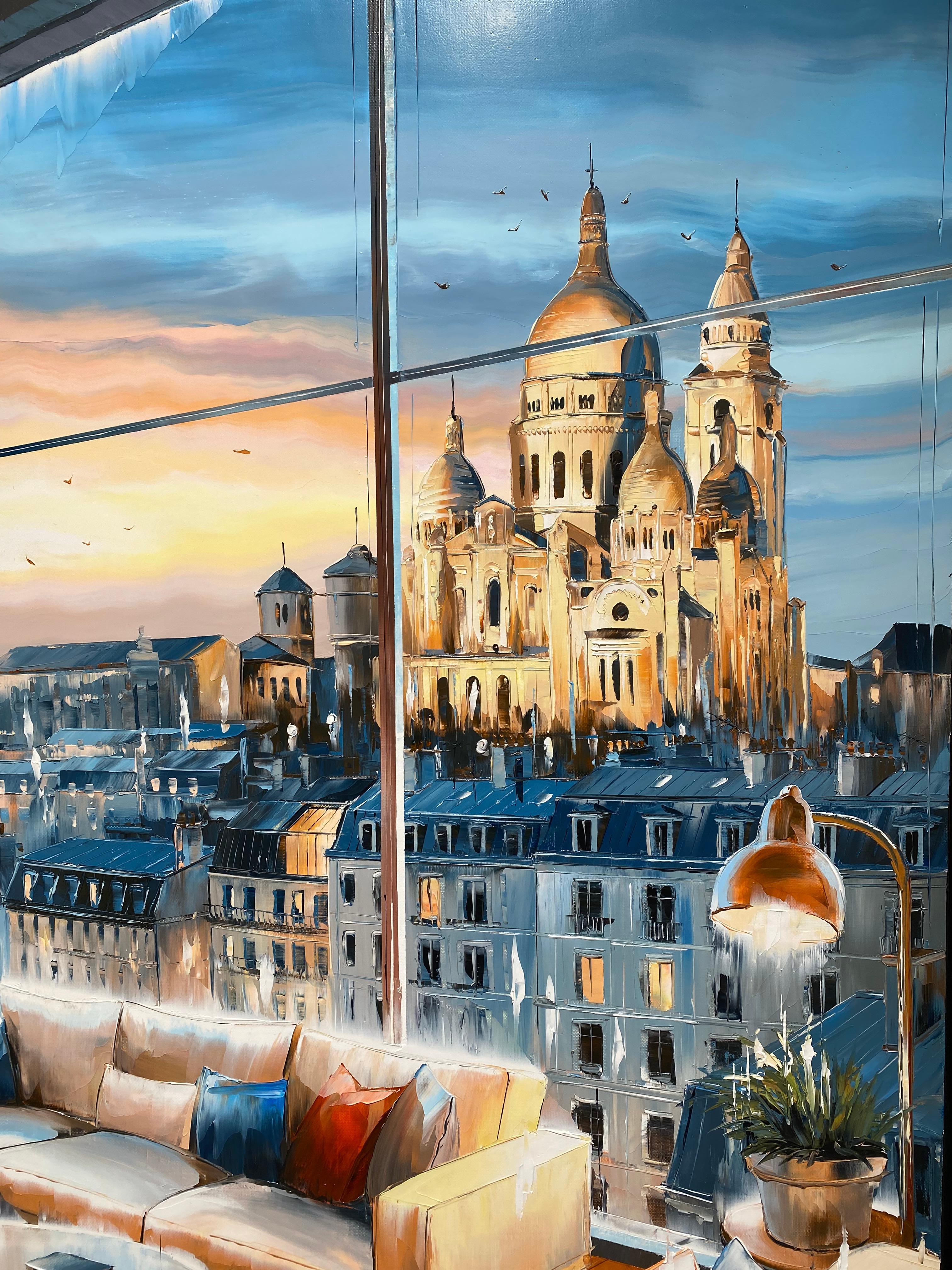 Krystoff Antier (B.1968)
Notre-Dame et sa flèche
Oil on canvas
100 x 100 cm / 39.4 x 39.4 inches
With frame : 105 x 105 cm / 41.34 x 41.34 inches
2024

Born in 1968 on the banks of the Loire. Krystoff is a French artist with a passion for technique