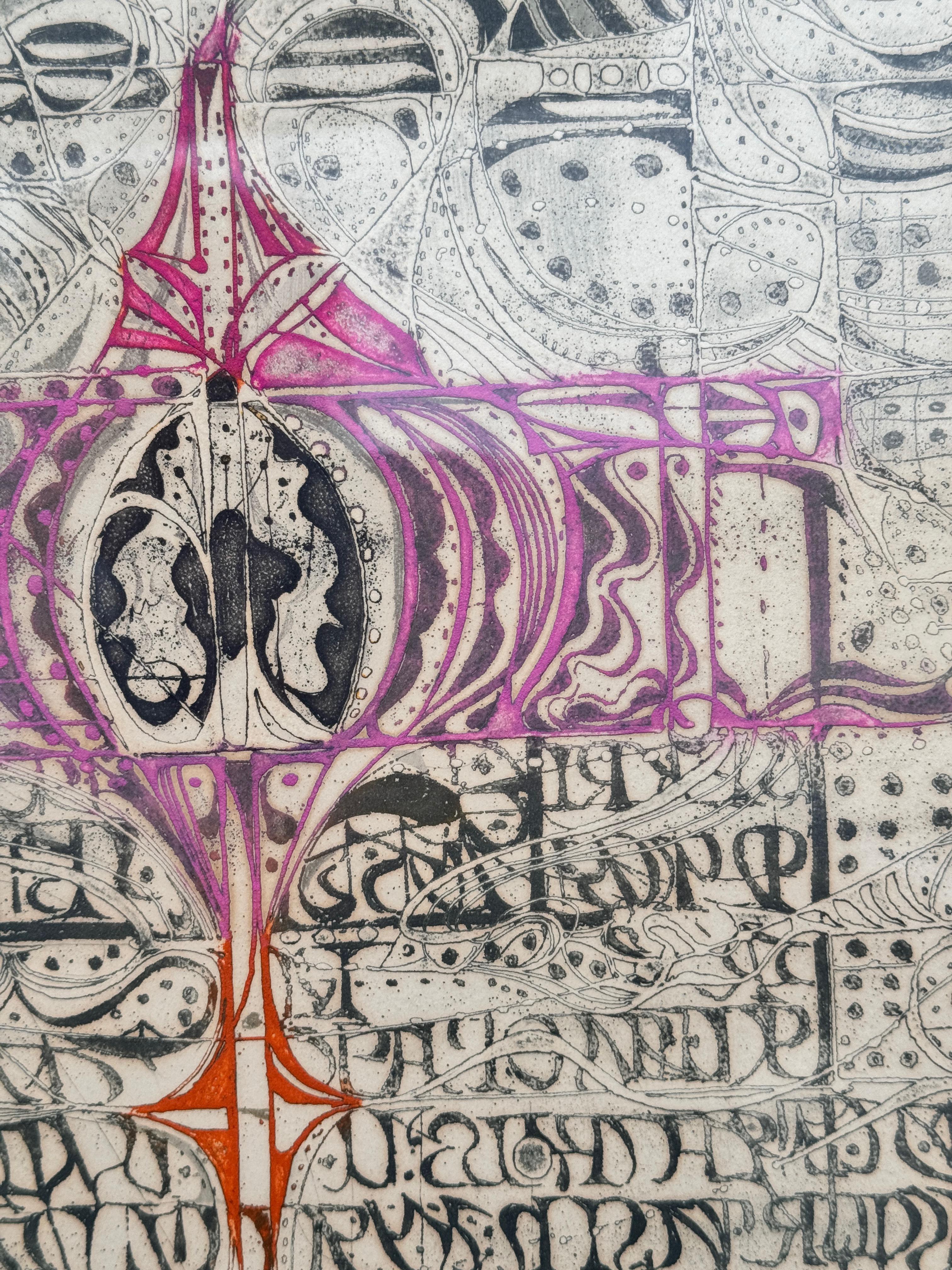 Lettre de Vienne gravée en couleur 3/60 en vente 2