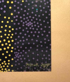 Composition, peinture de Tempera de l'avant-garde soviétique russe