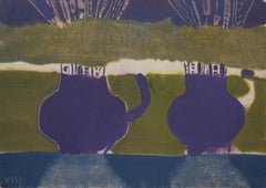 Dal ciclo Fuoco Lirico, 41,5×29,5 cm, gouache, carta, rasoio