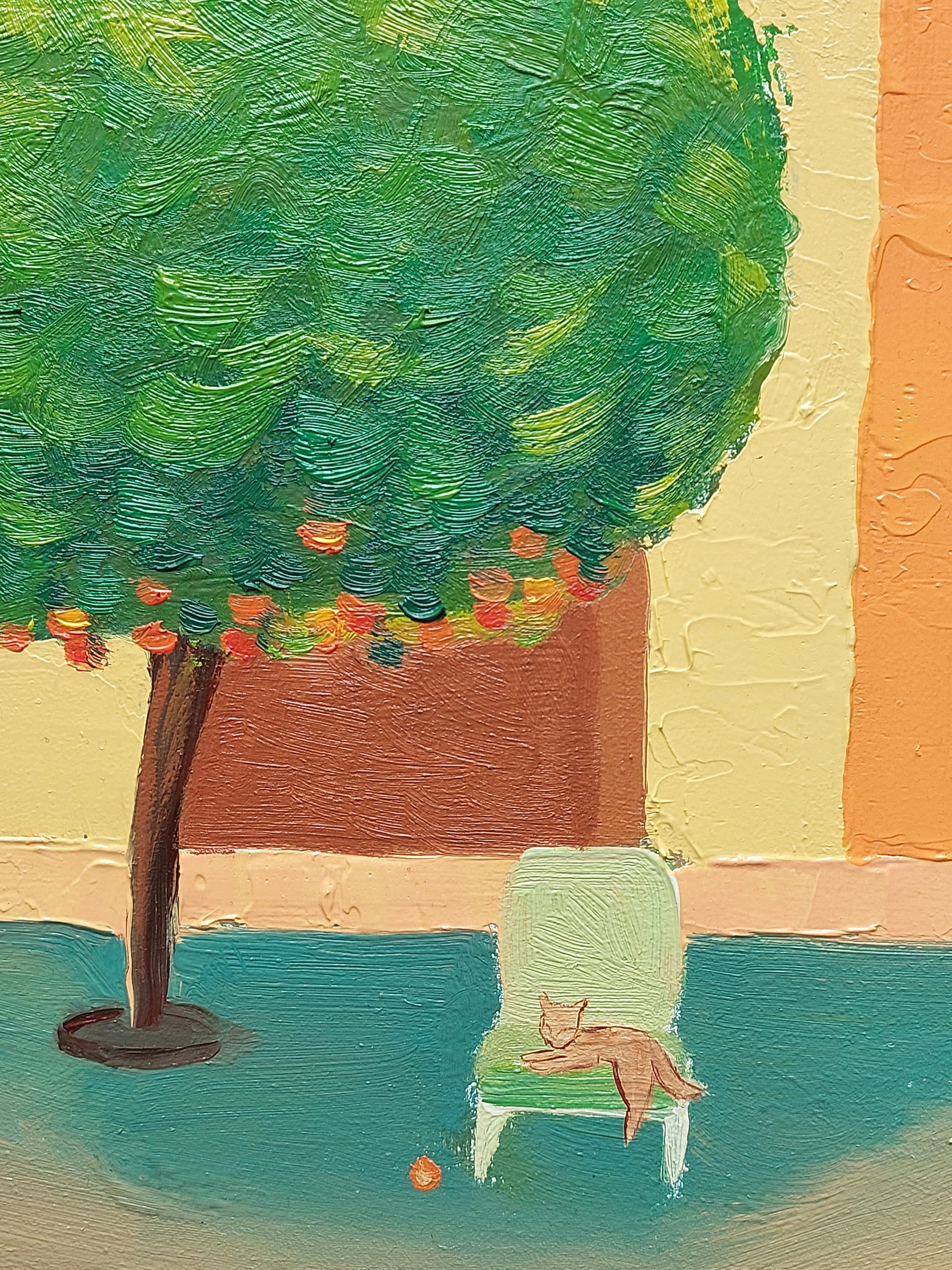 Ein Moment der Stille (Post-Impressionismus), Painting, von Ksenia Tsyganyuk