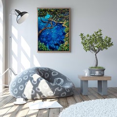 Amalfi Coast Positano Italian Seascape Original Acrylic Painting