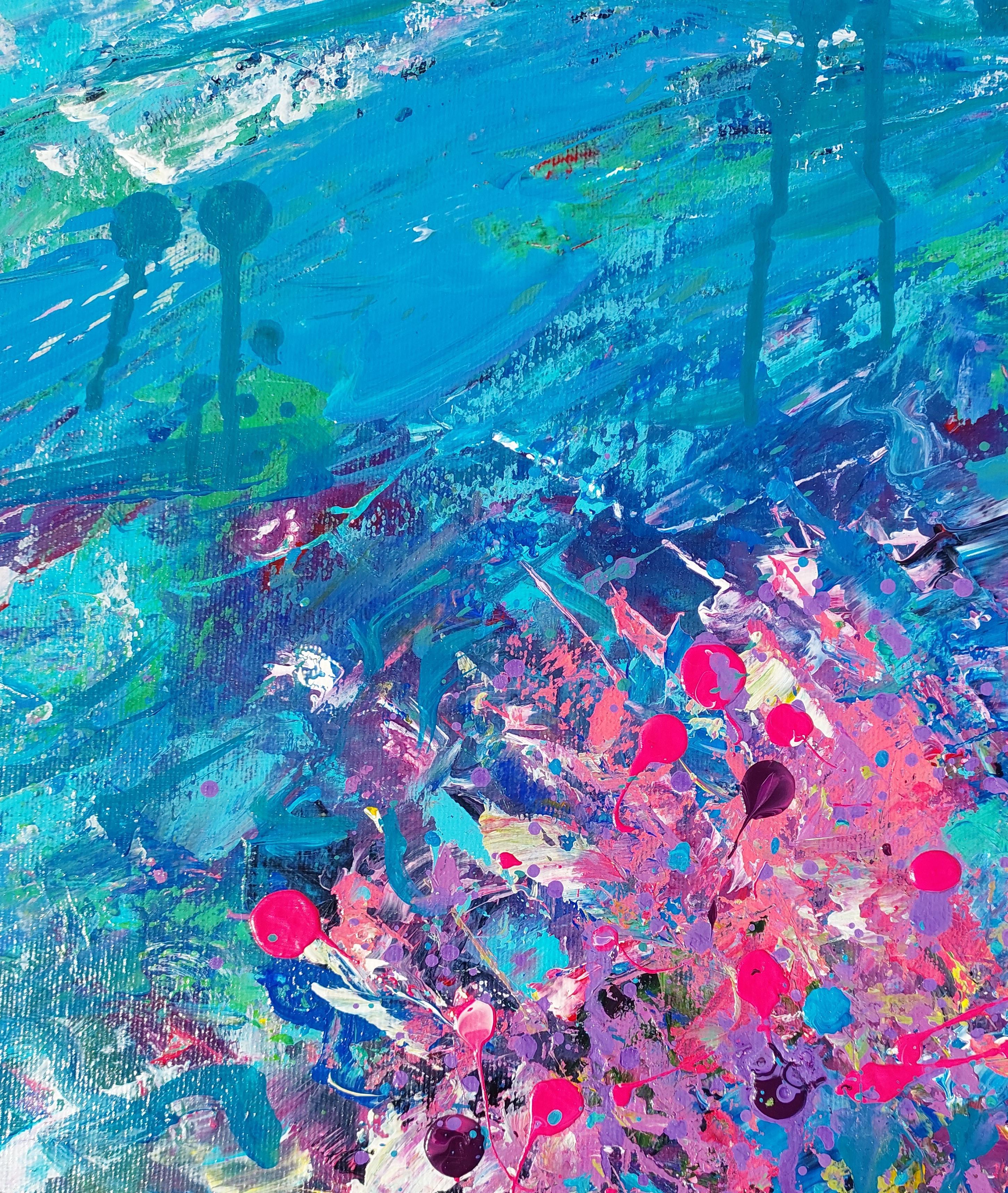 And the lilac will bloom - Painting by Ksenia Tsyganyuk
