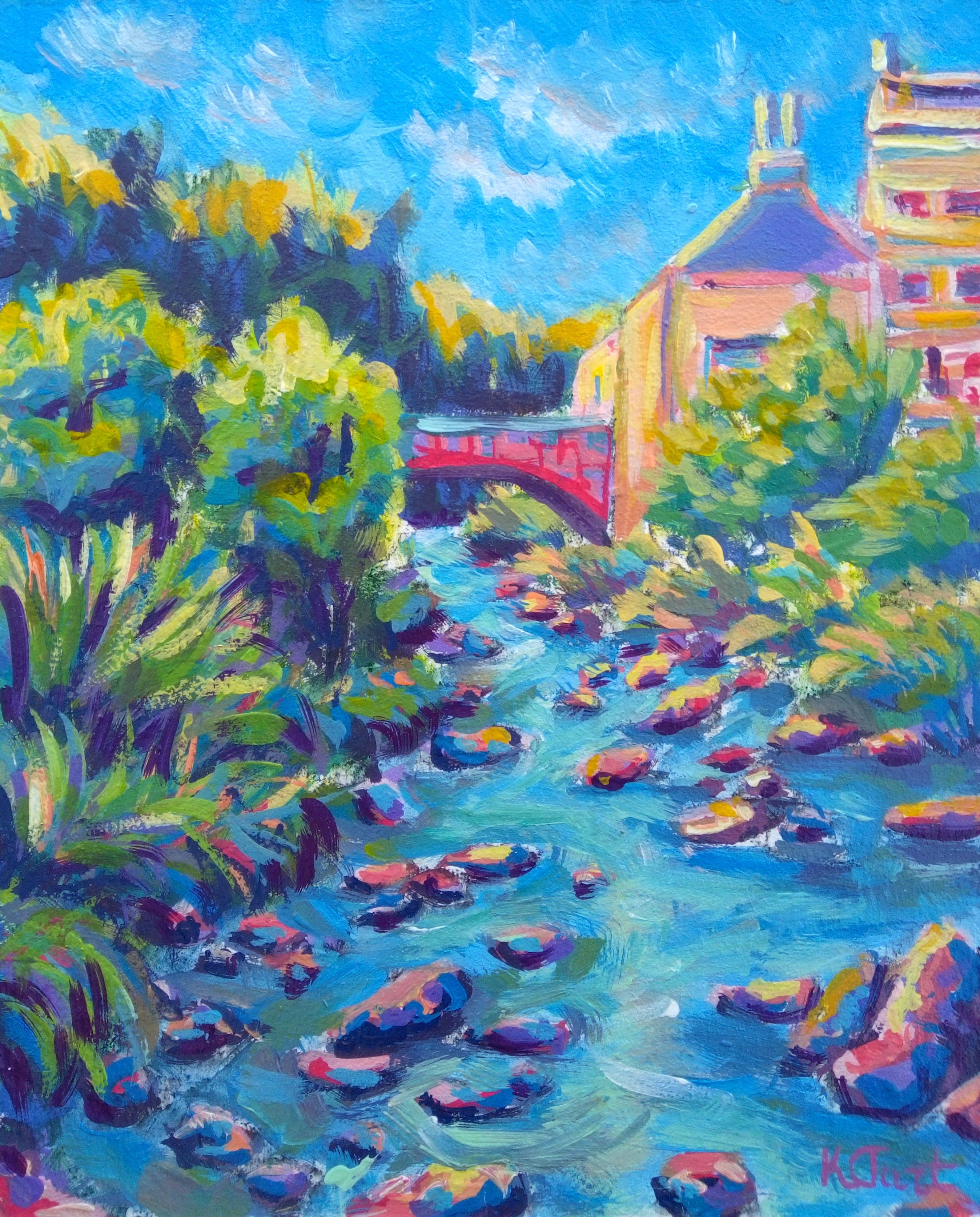 Ksenia Tsyganyuk Landscape Painting - Clear day