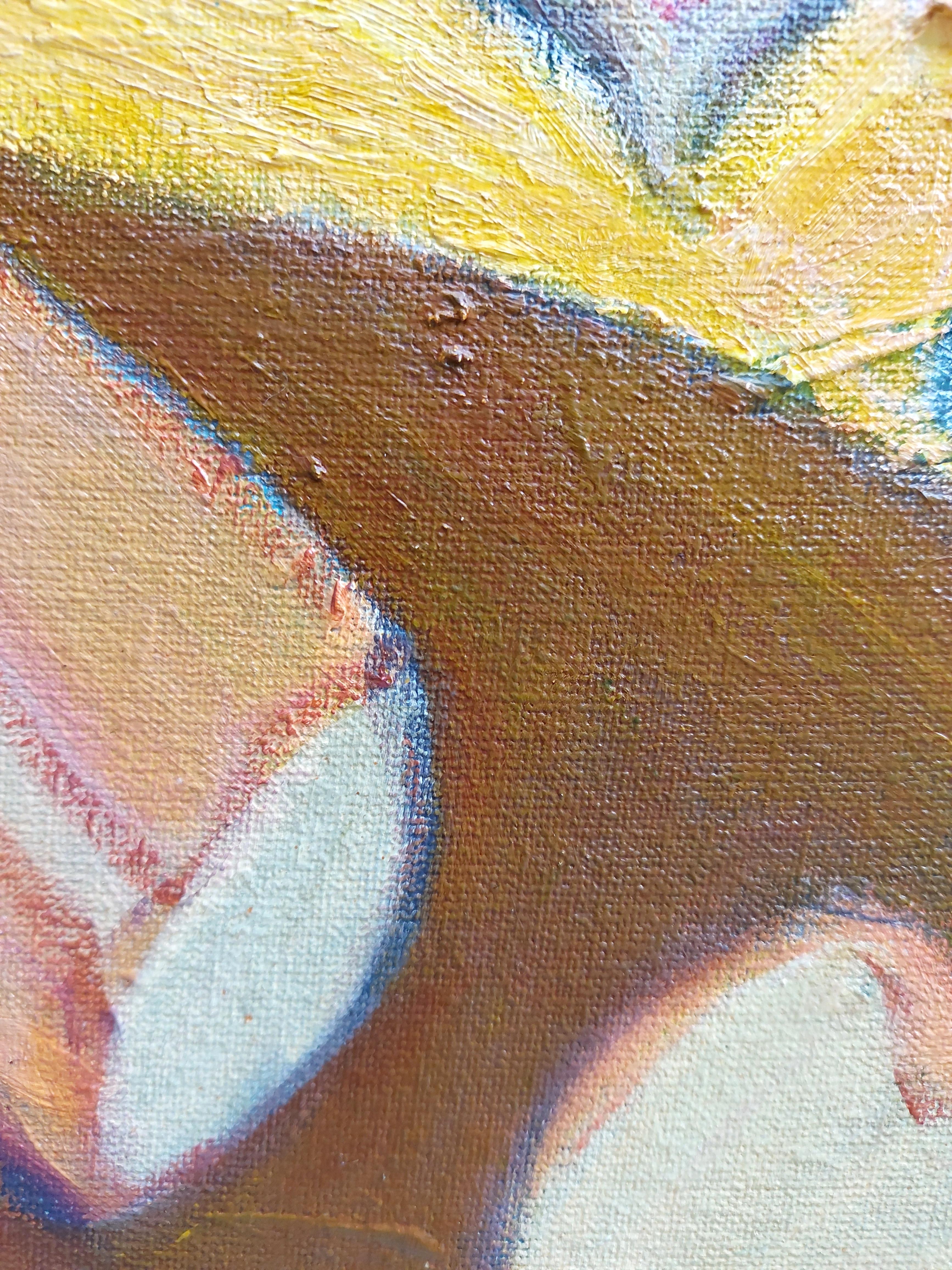 This abstract composition is part of a series 