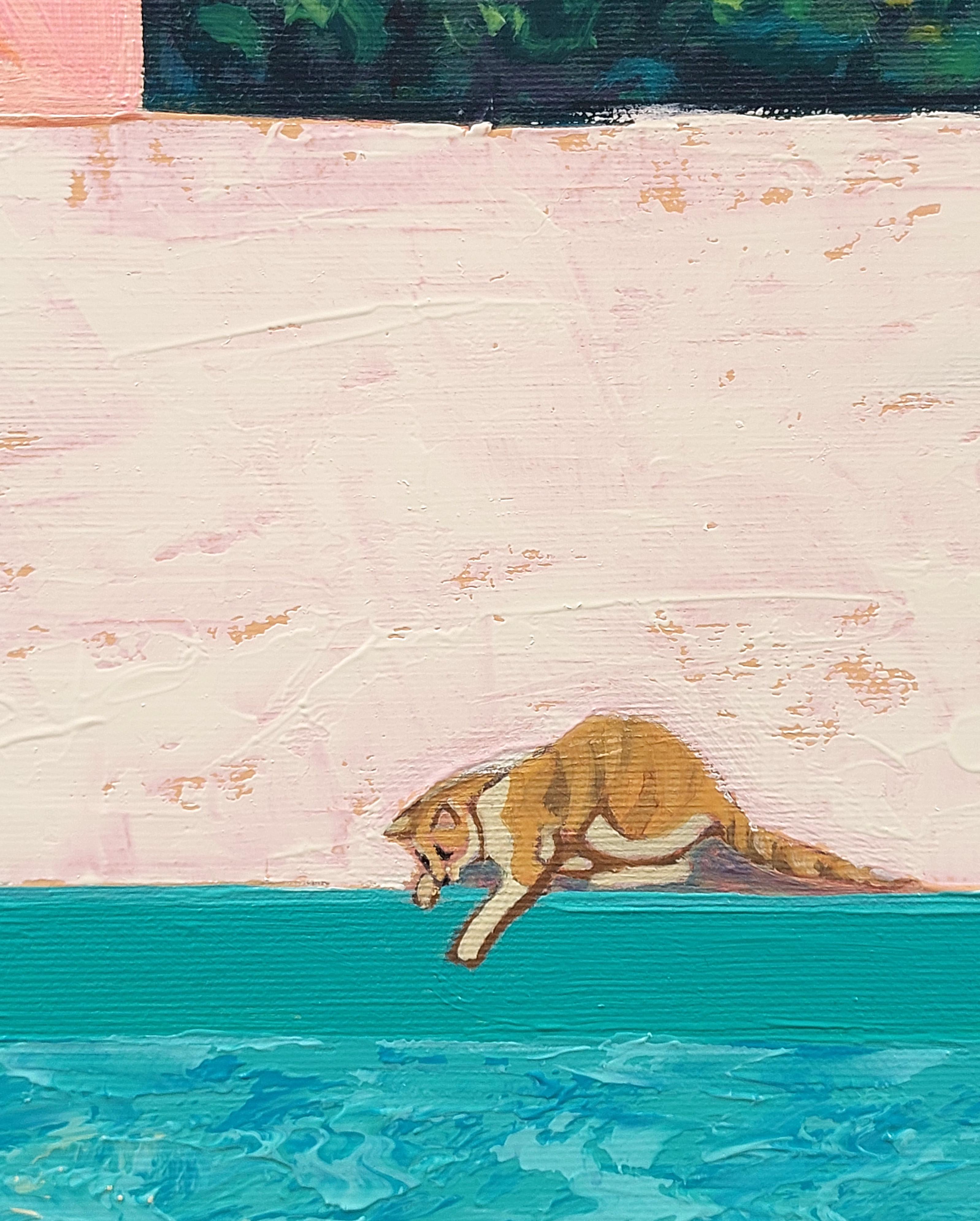 Il giardino dell'anima - Painting Postimpressionismo di Ksenia Tsyganyuk