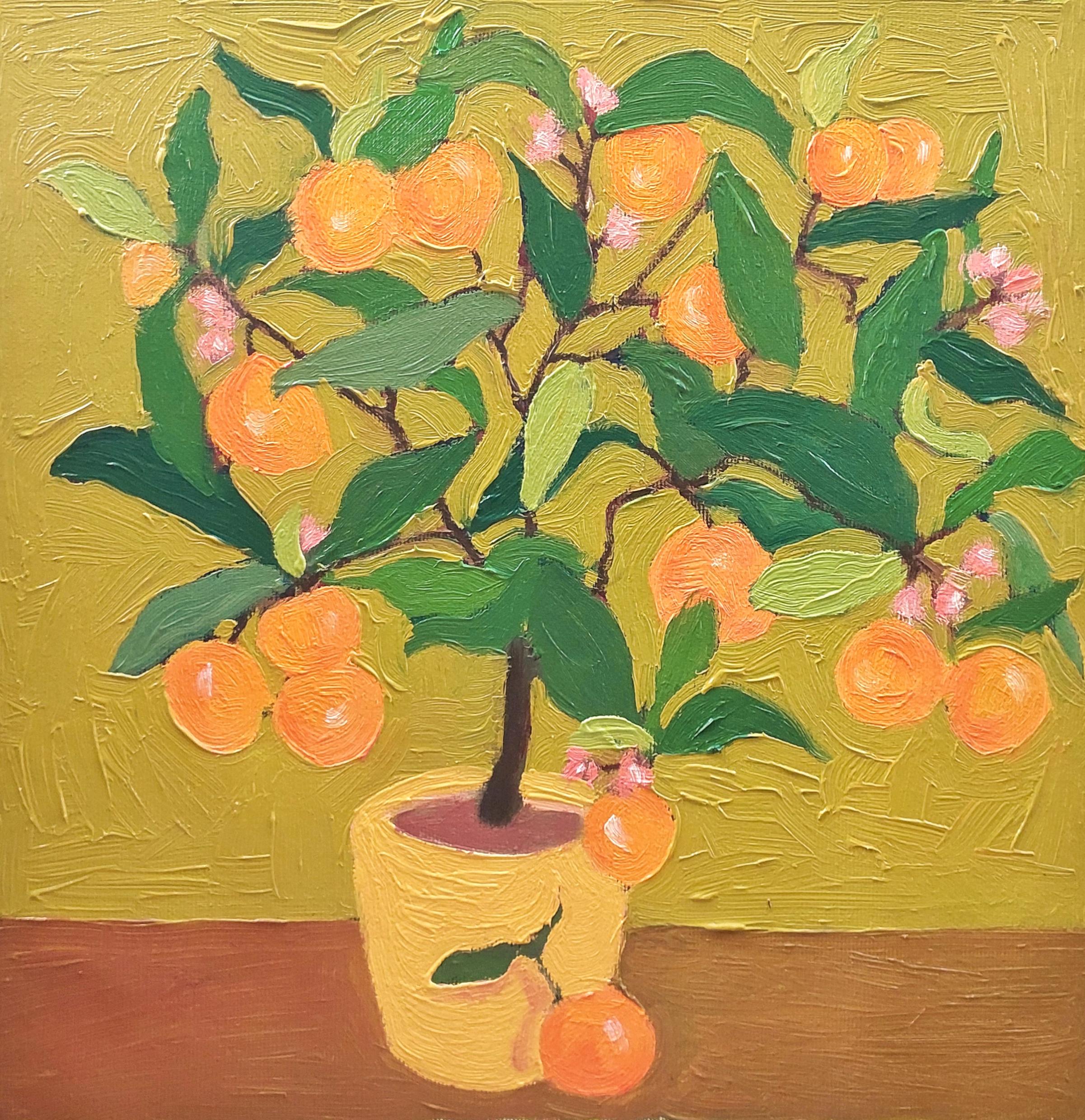 Ksenia Tsyganyuk Still-Life Painting - Generous Tree