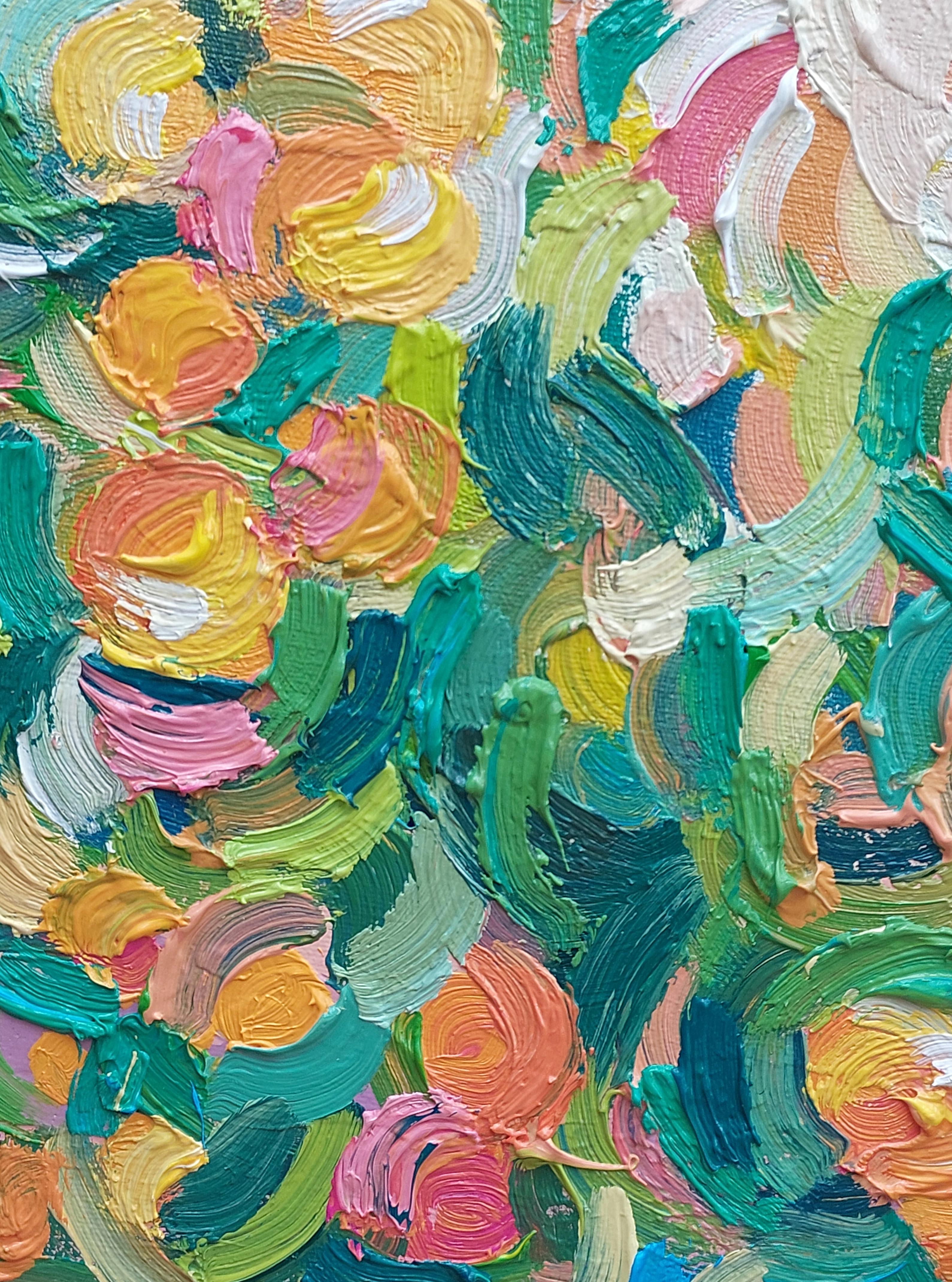 Ignis - Post-Impressionist Painting by Ksenia Tsyganyuk