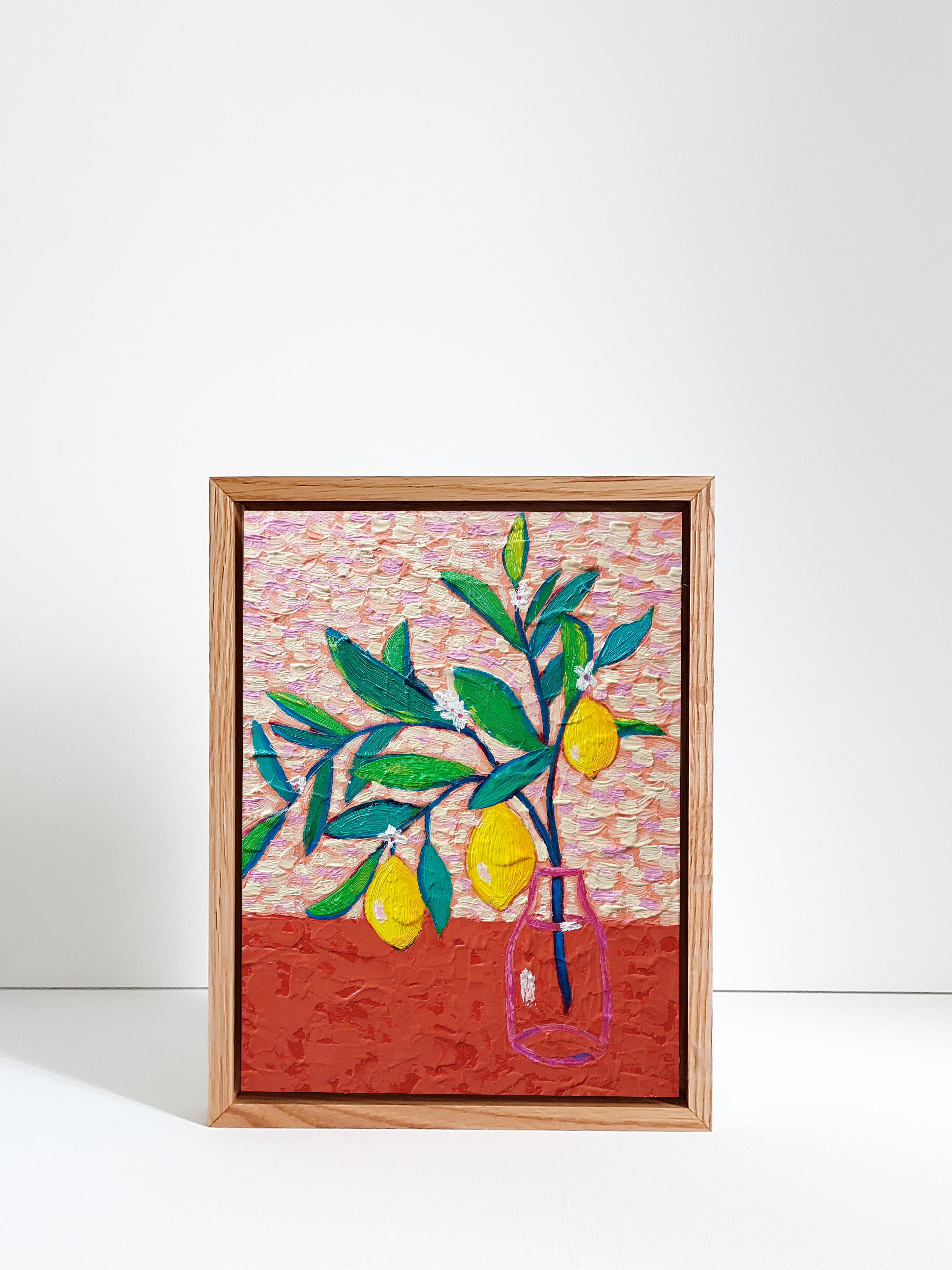 Zitronengenuss – Painting von Ksenia Tsyganyuk