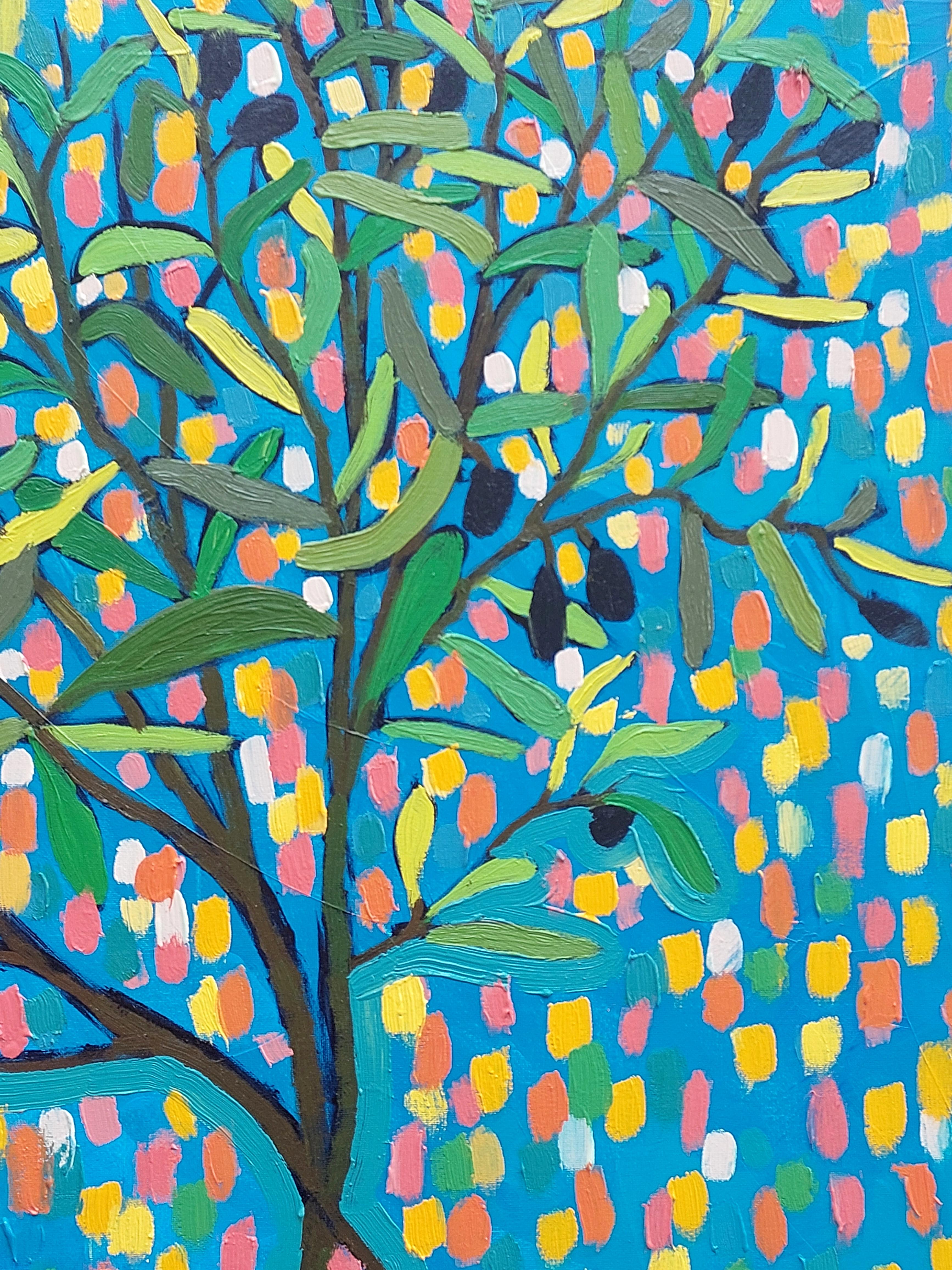 Lichter der Erinnerung (Blau), Still-Life Painting, von Ksenia Tsyganyuk